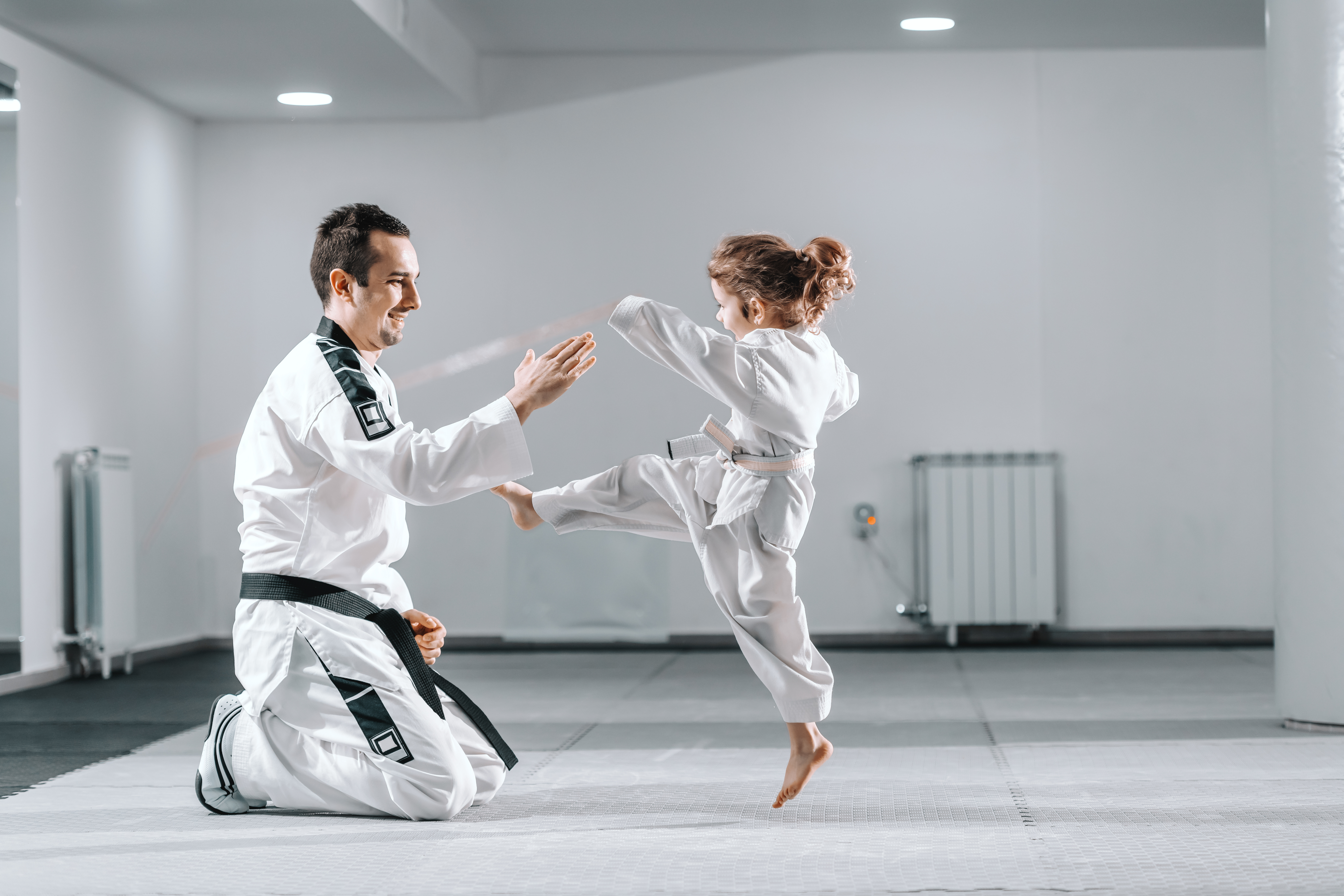 Advanced Taekwondo training session