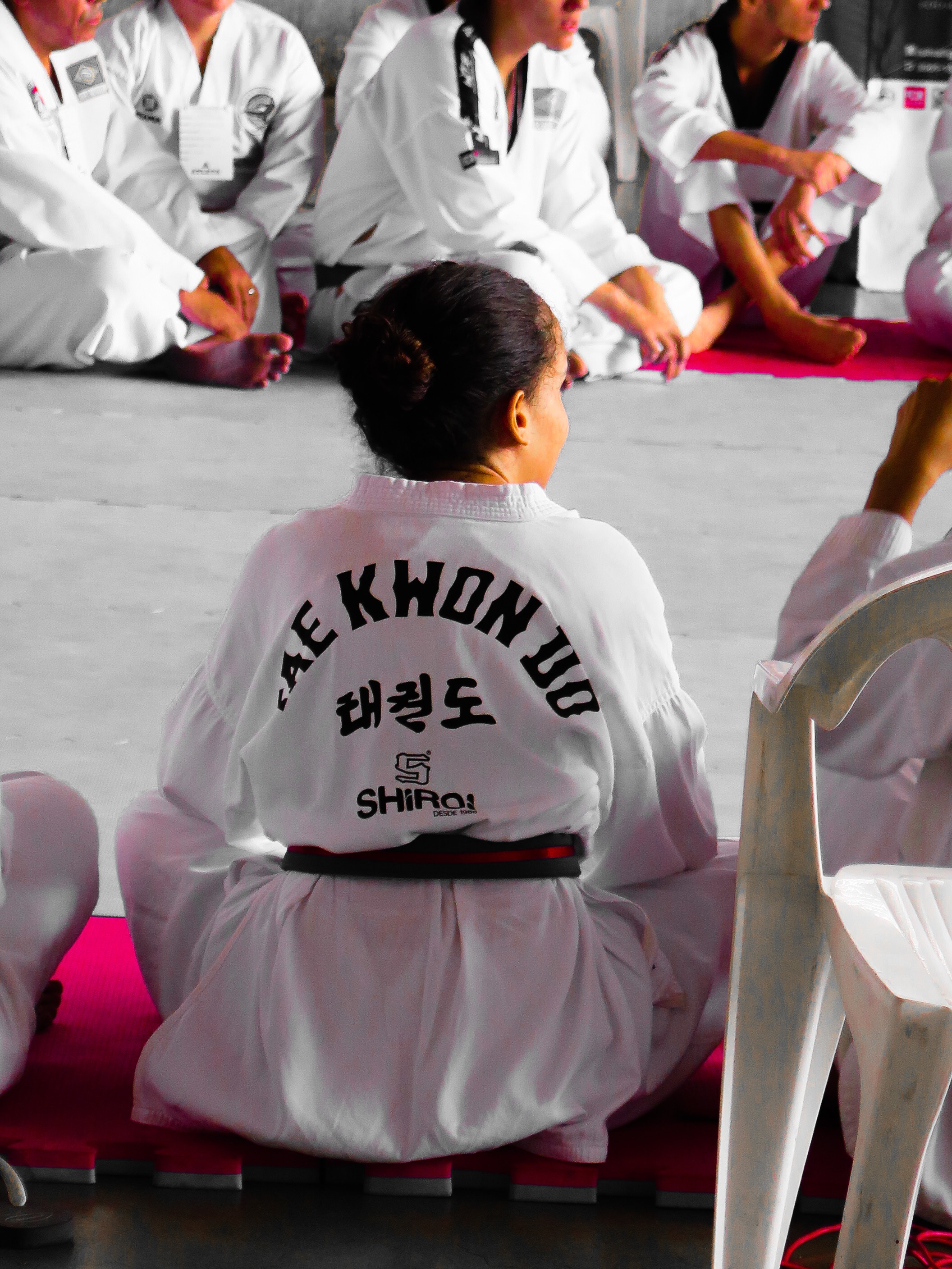 Students studying and training at KTA after school