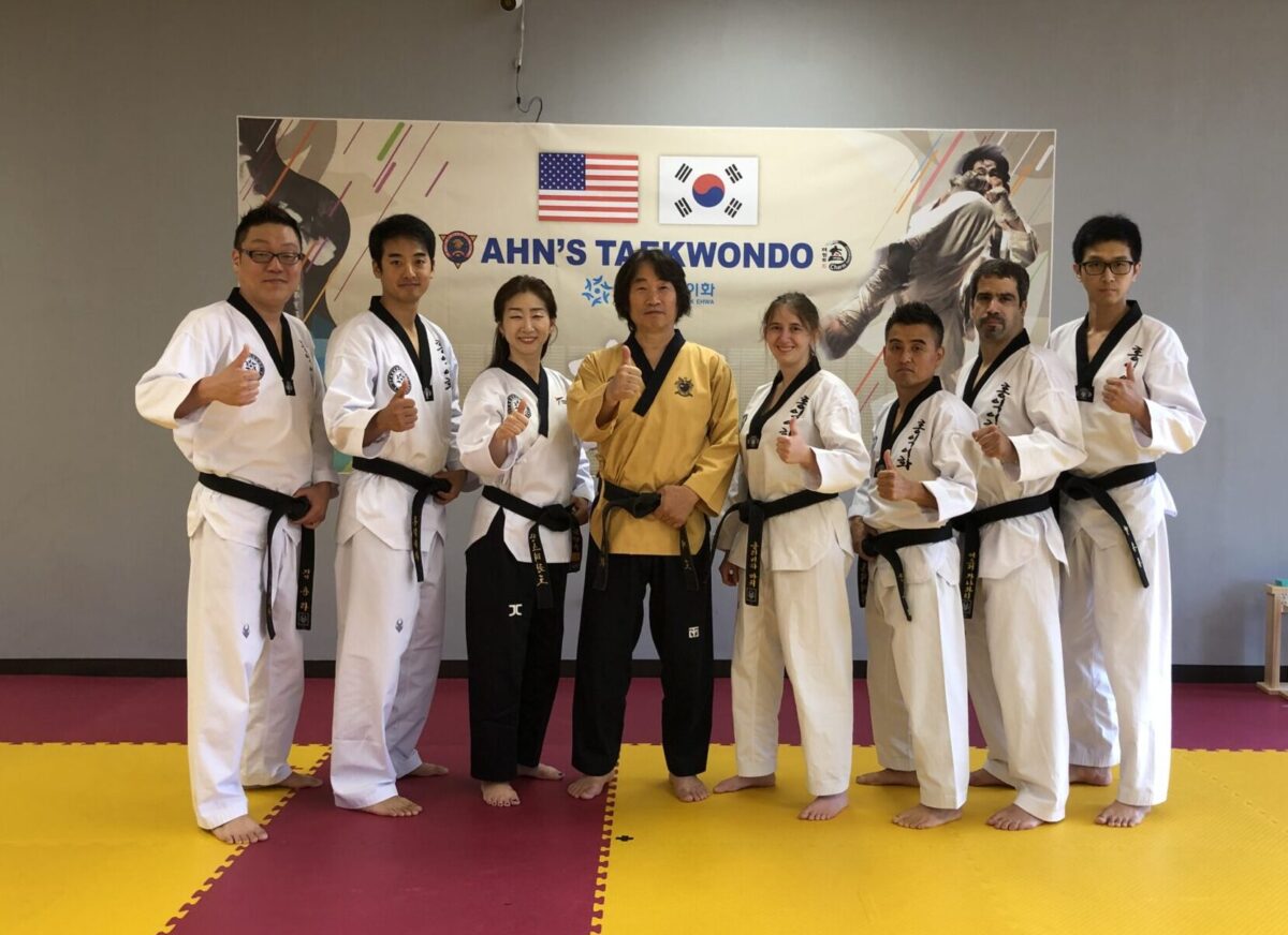 Ahn's Taekwondo Lawrenceville students and instructors