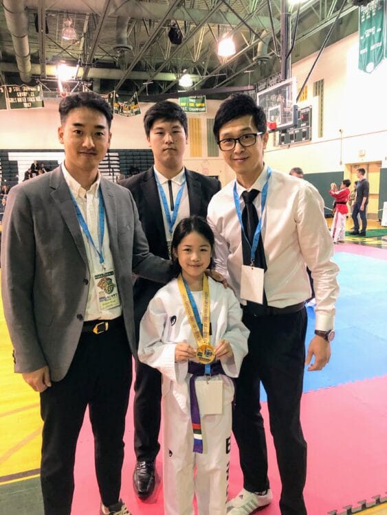 Ahn's Taekwondo competition