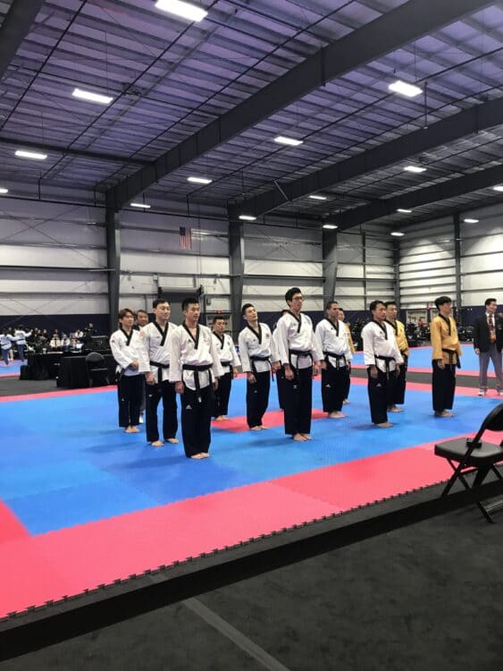 Ahn's Taekwondo competition