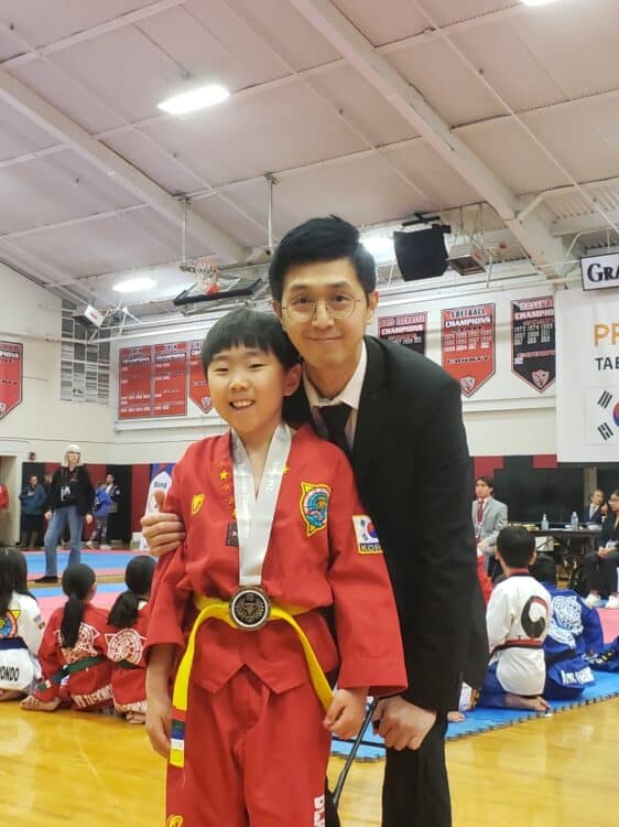 Ahn's Taekwondo competition