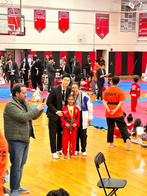 Ahn's Taekwondo competition