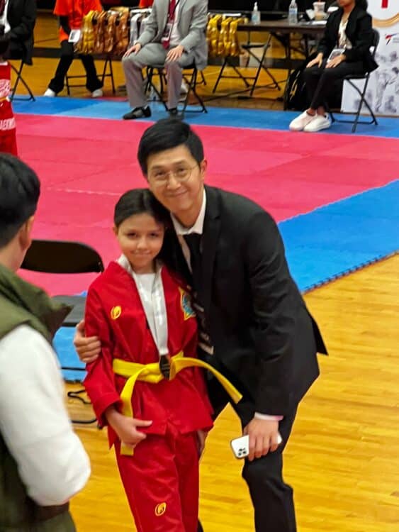 Ahn's Taekwondo competition
