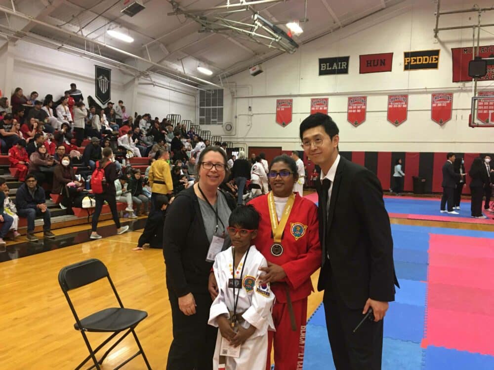Ahn's Taekwondo competition