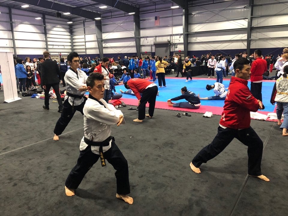 Ahn's Taekwondo competition
