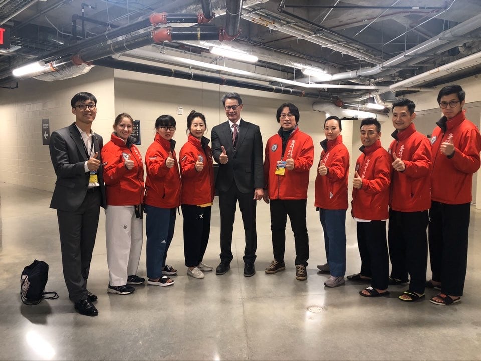 Ahn's Taekwondo competition
