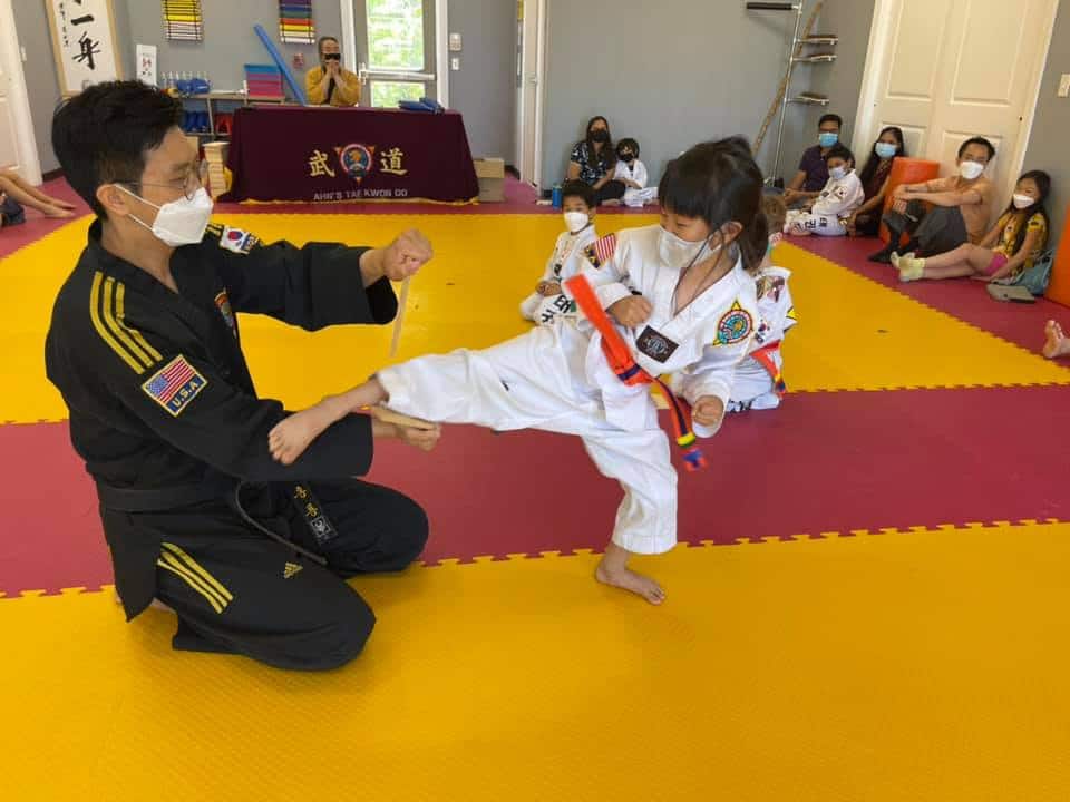 Ahn's Taekwondo dojang training