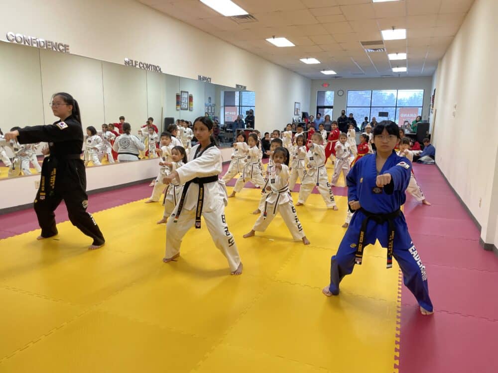 Ahn's Taekwondo dojang training