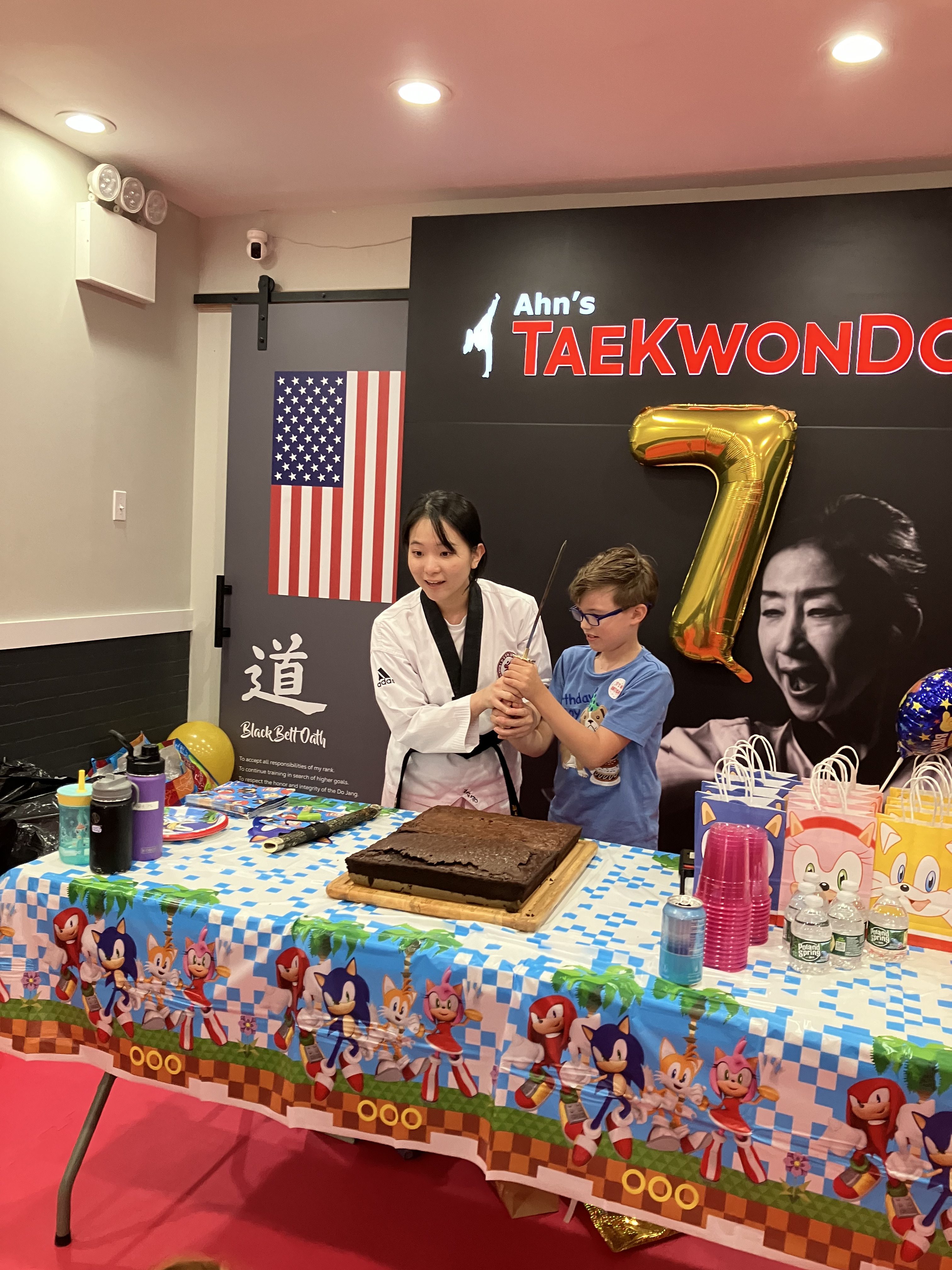 Birthday celebration at Ahn's Taekwondo NYC