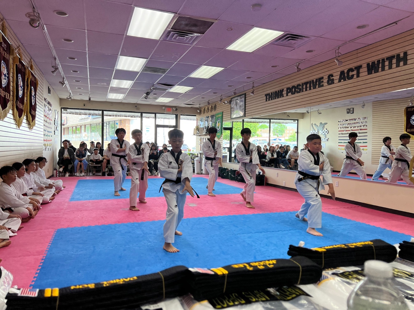 Taekwondo class demonstration in Ridgefield, NJ