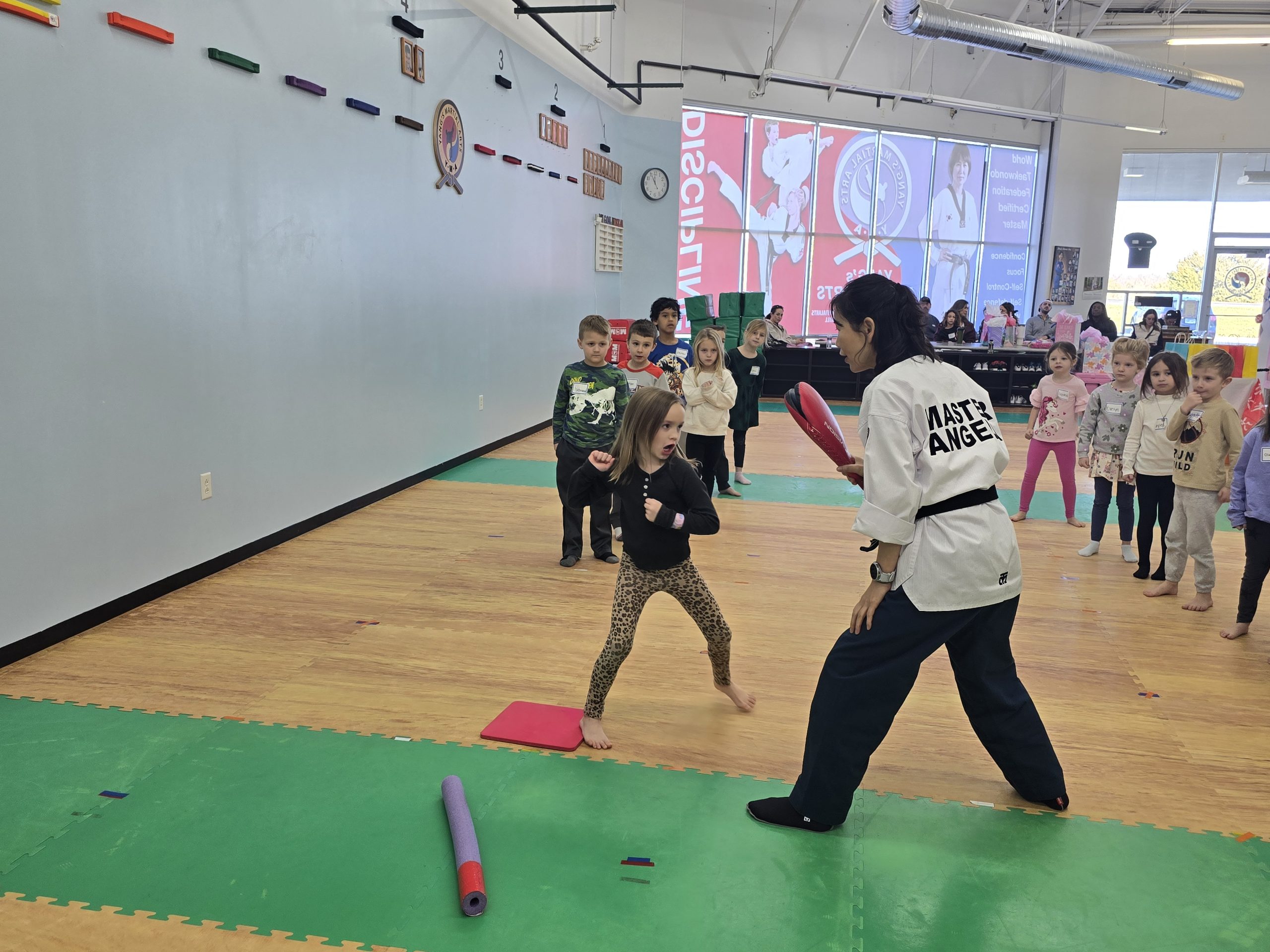 Martial arts birthday party celebration