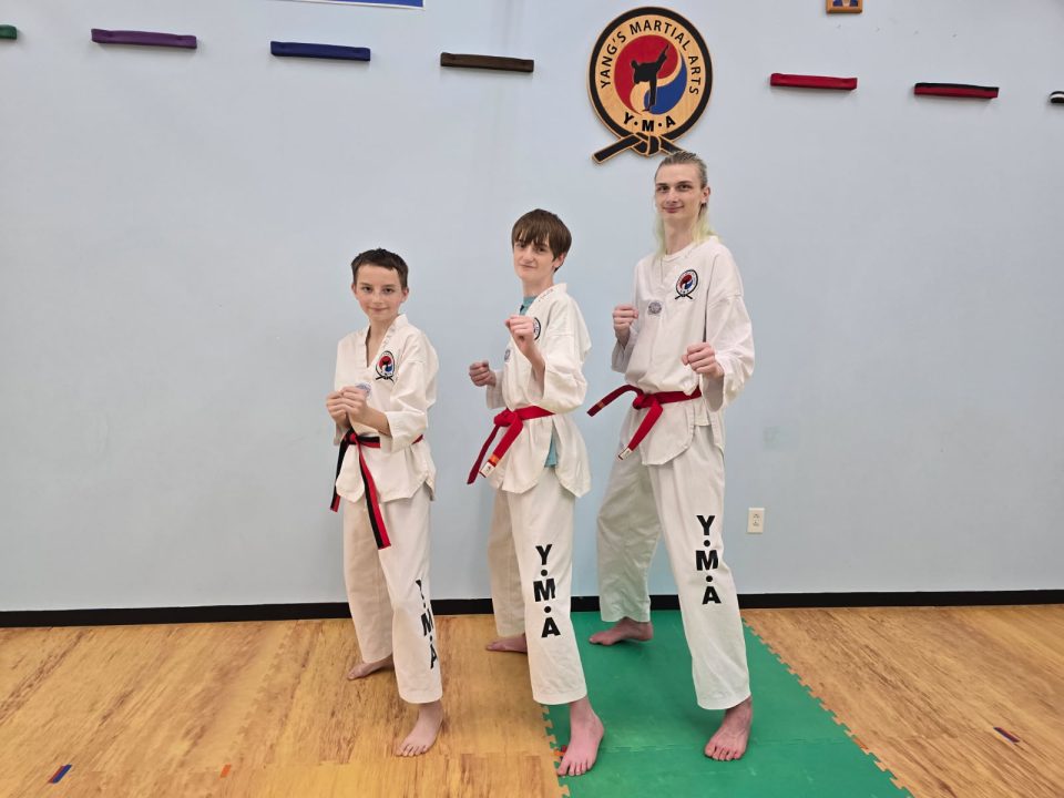 Homeschoolers building friendships through martial arts