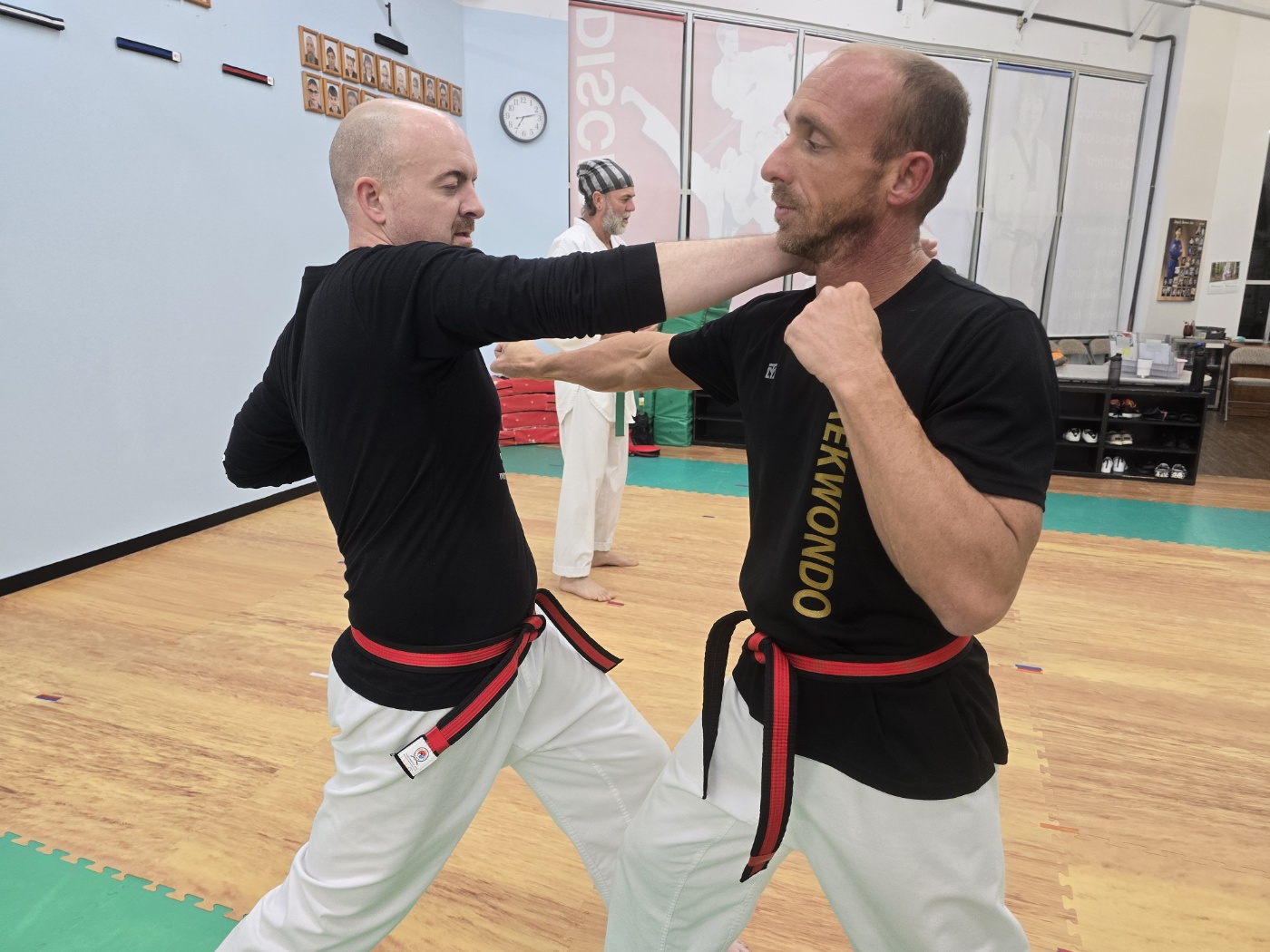 Adults building resilience through martial arts