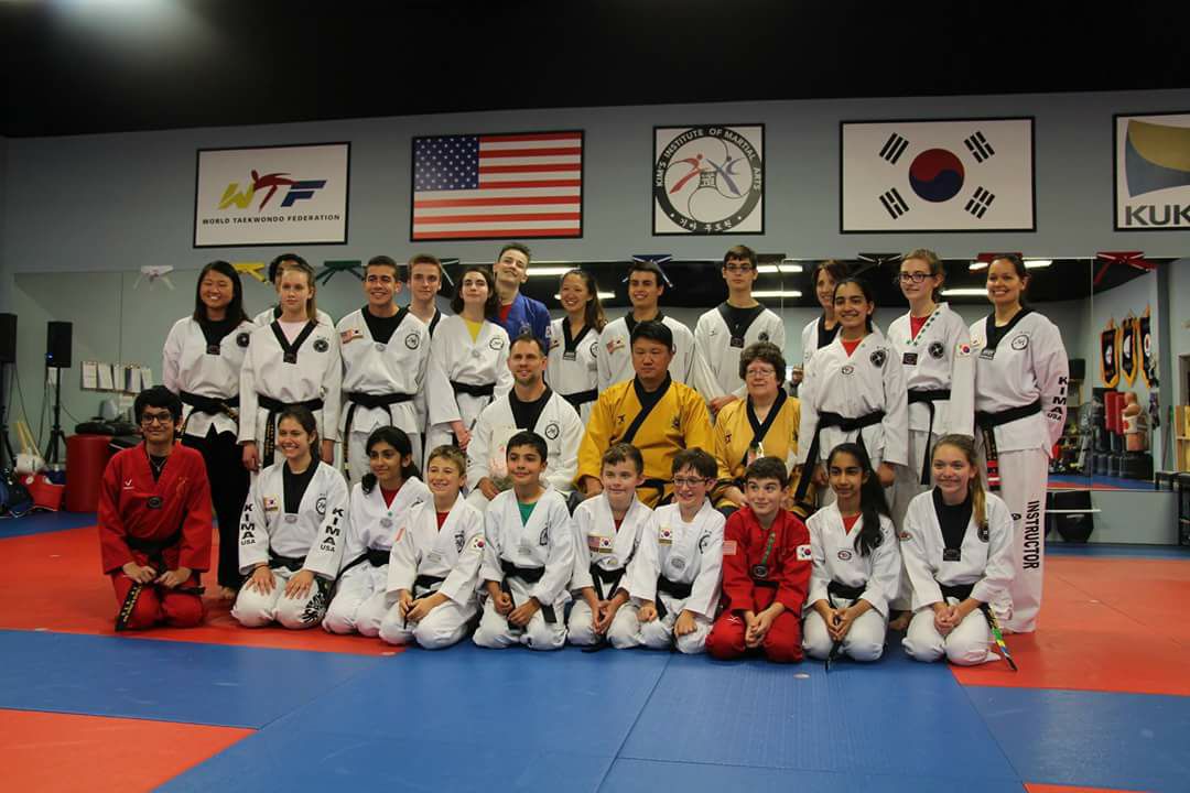 Taekwondo Master Teaching Students