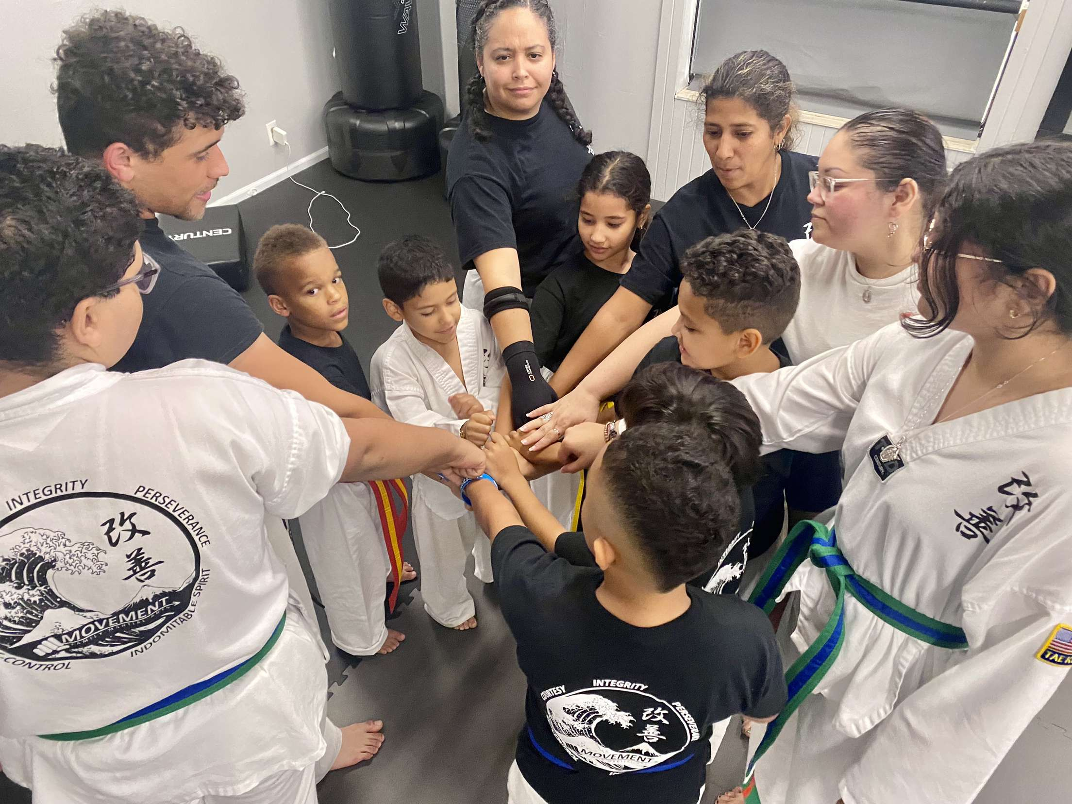 Taekwondo Master Teaching Students