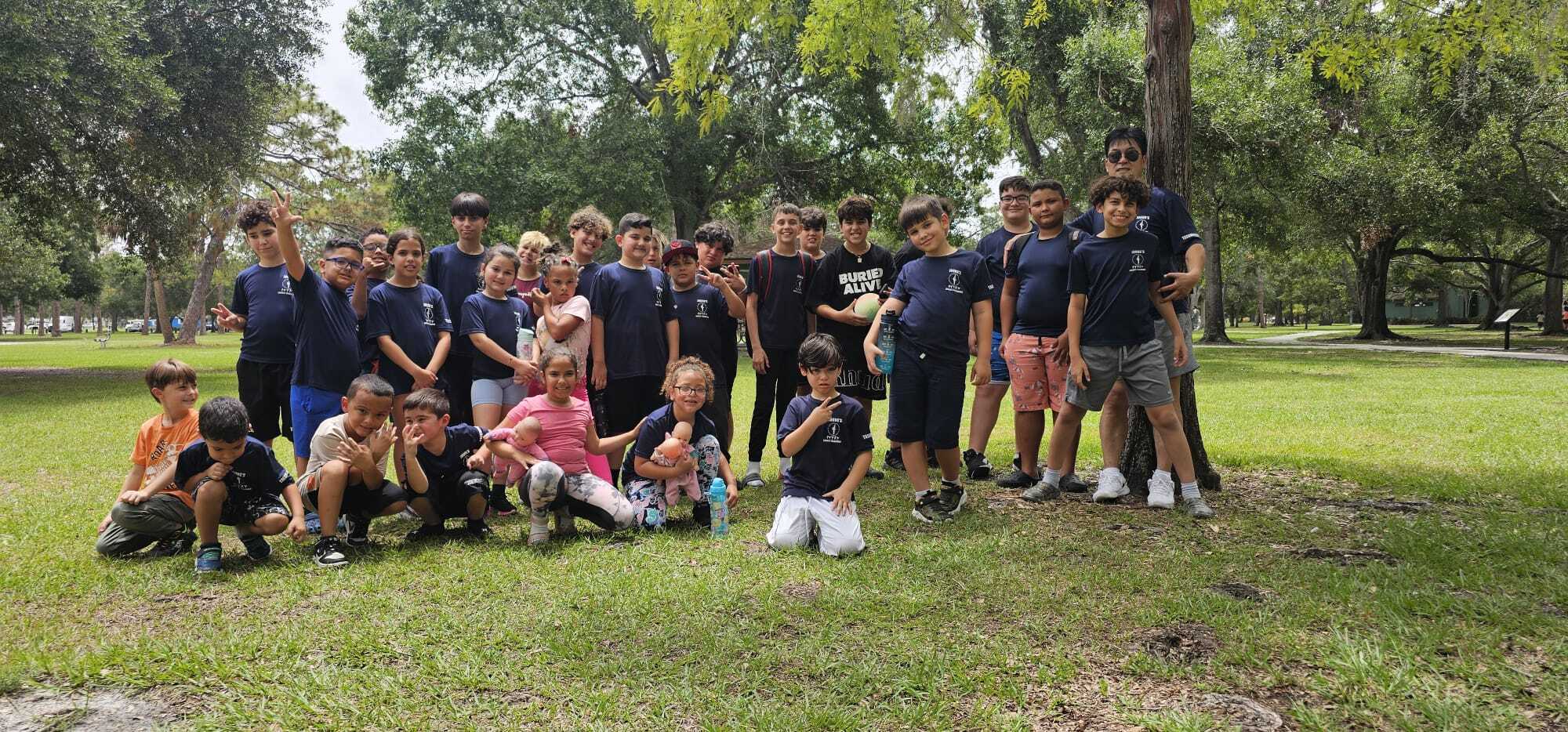 Summer camp group outing at Joung's Taekwondo in Tampa