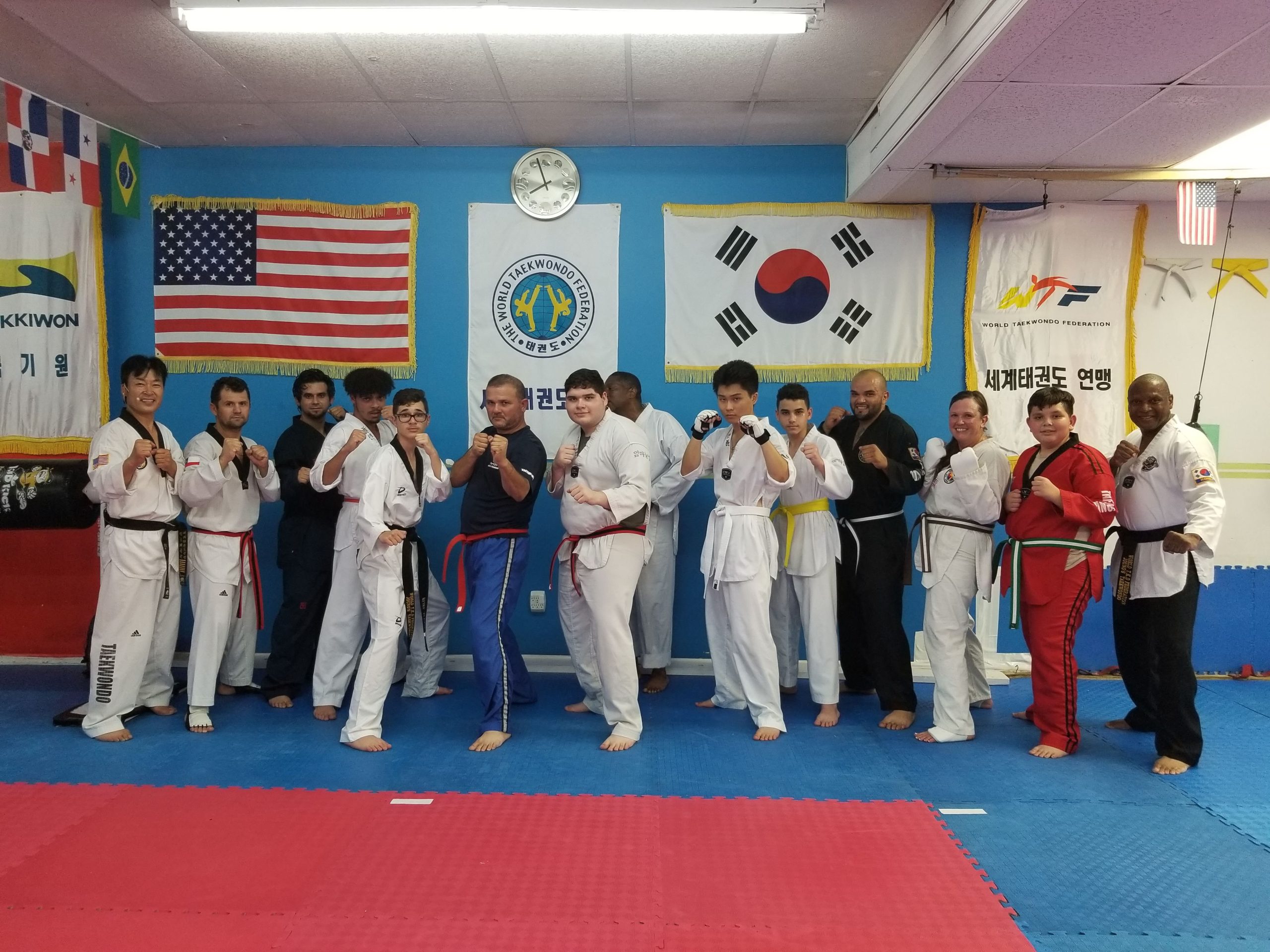 Teens and adults group at Joung's Taekwondo in Tampa