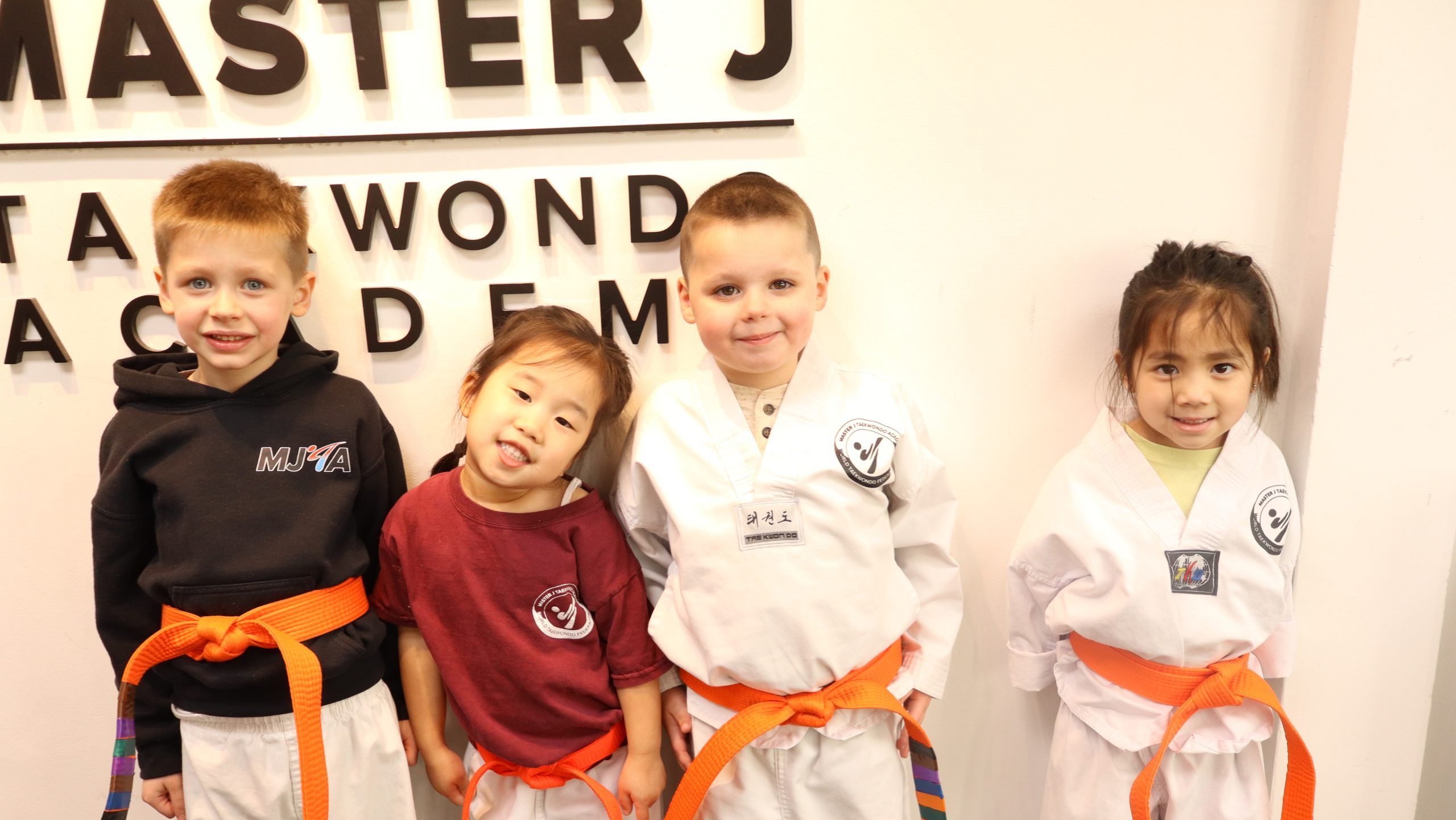 Toddlers building confidence at One Taekwondo