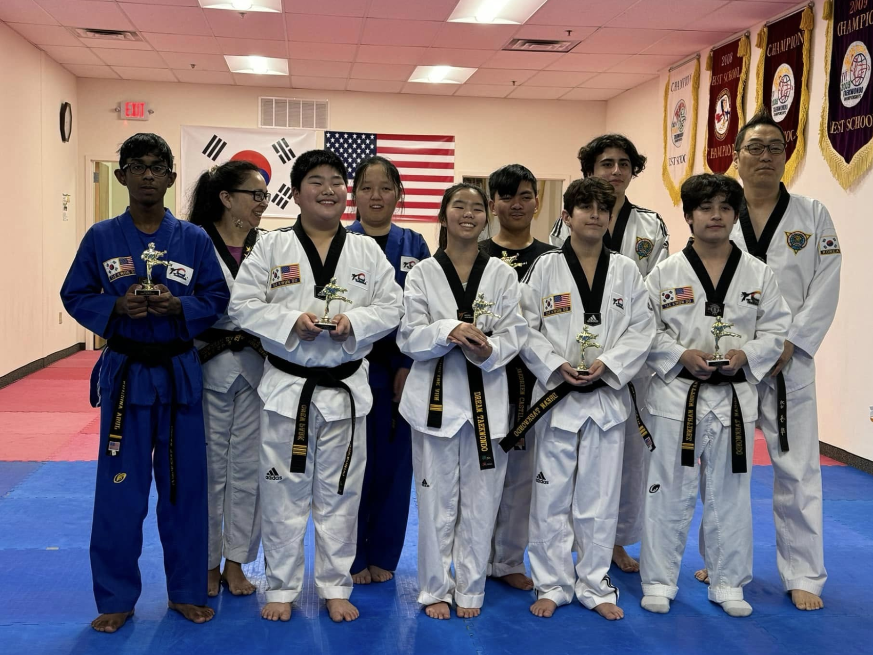 Adult Taekwondo class at Dream Taekwondo in Raritan, NJ