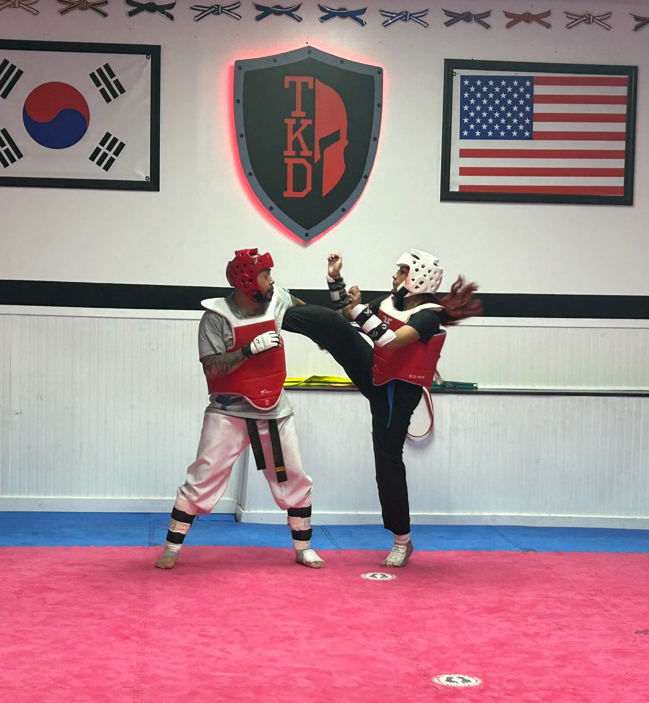 Competition Taekwondo training