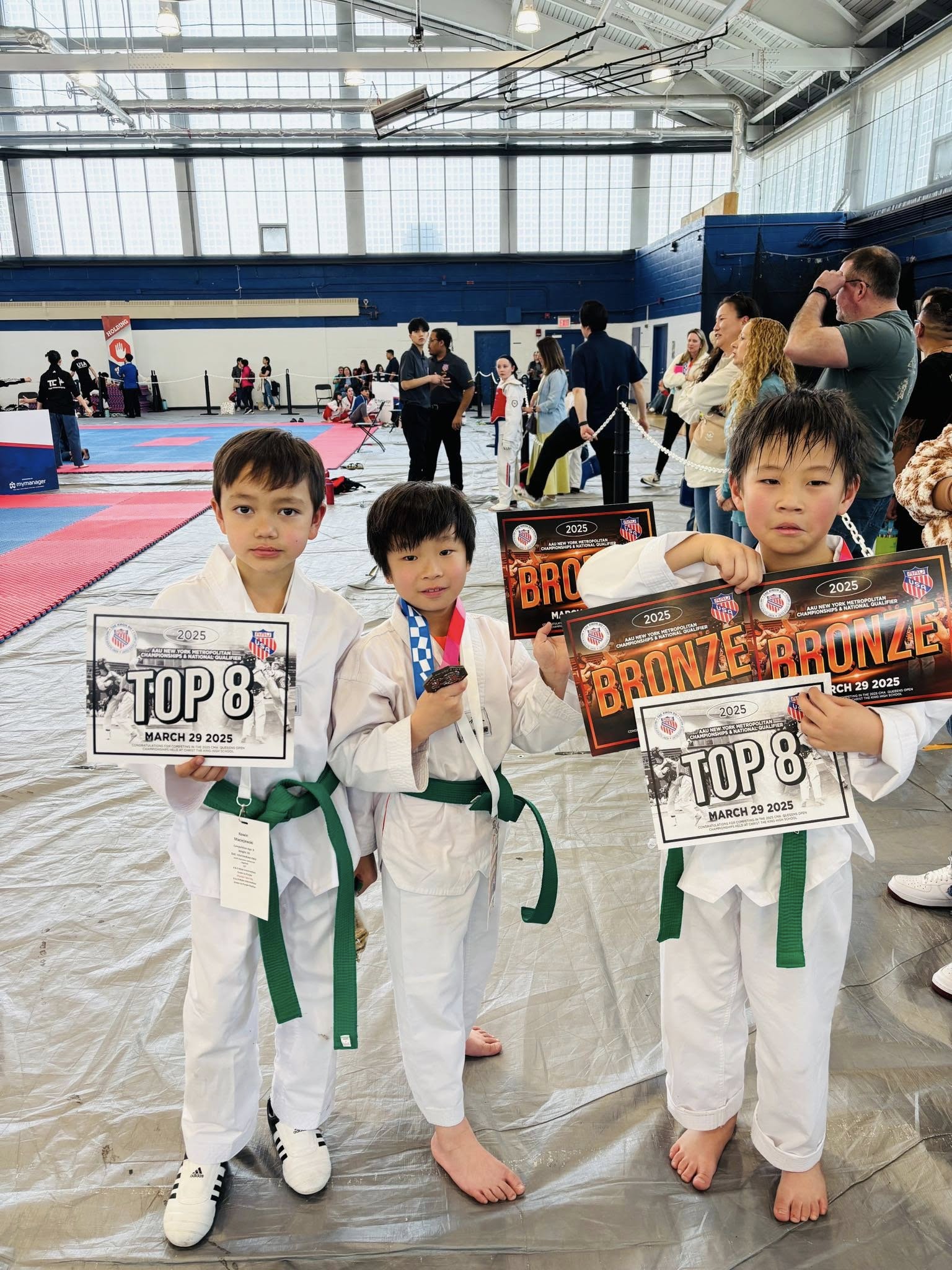 Taekwondo Master Teaching Students