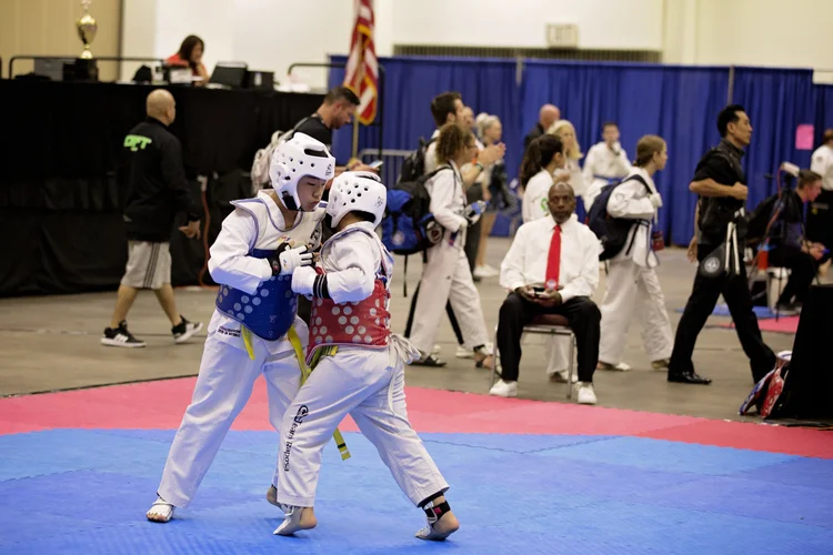 Junior Tigers competition training at JS Taekwondo Center