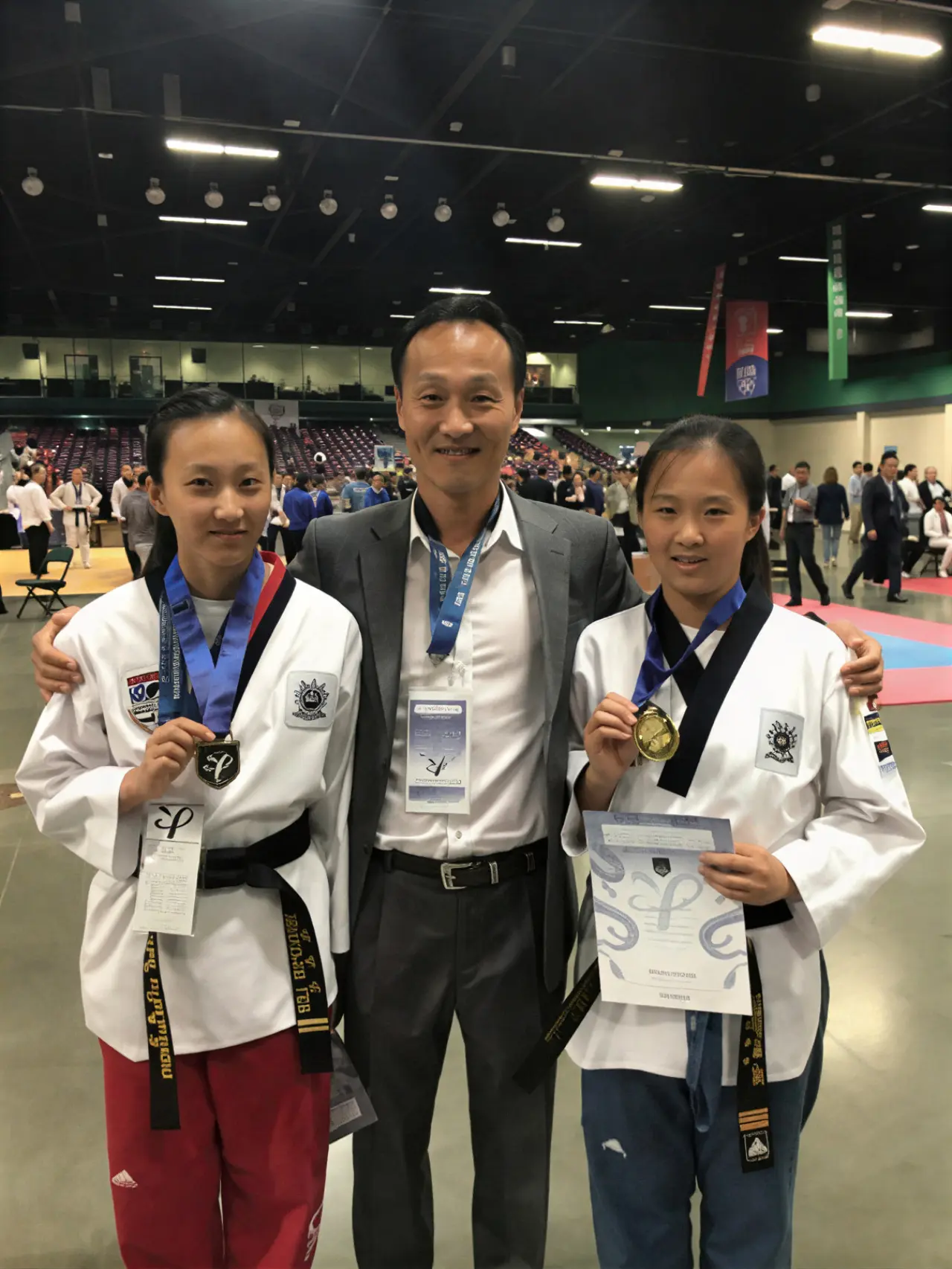 Elite Sparring Team in intense competition training