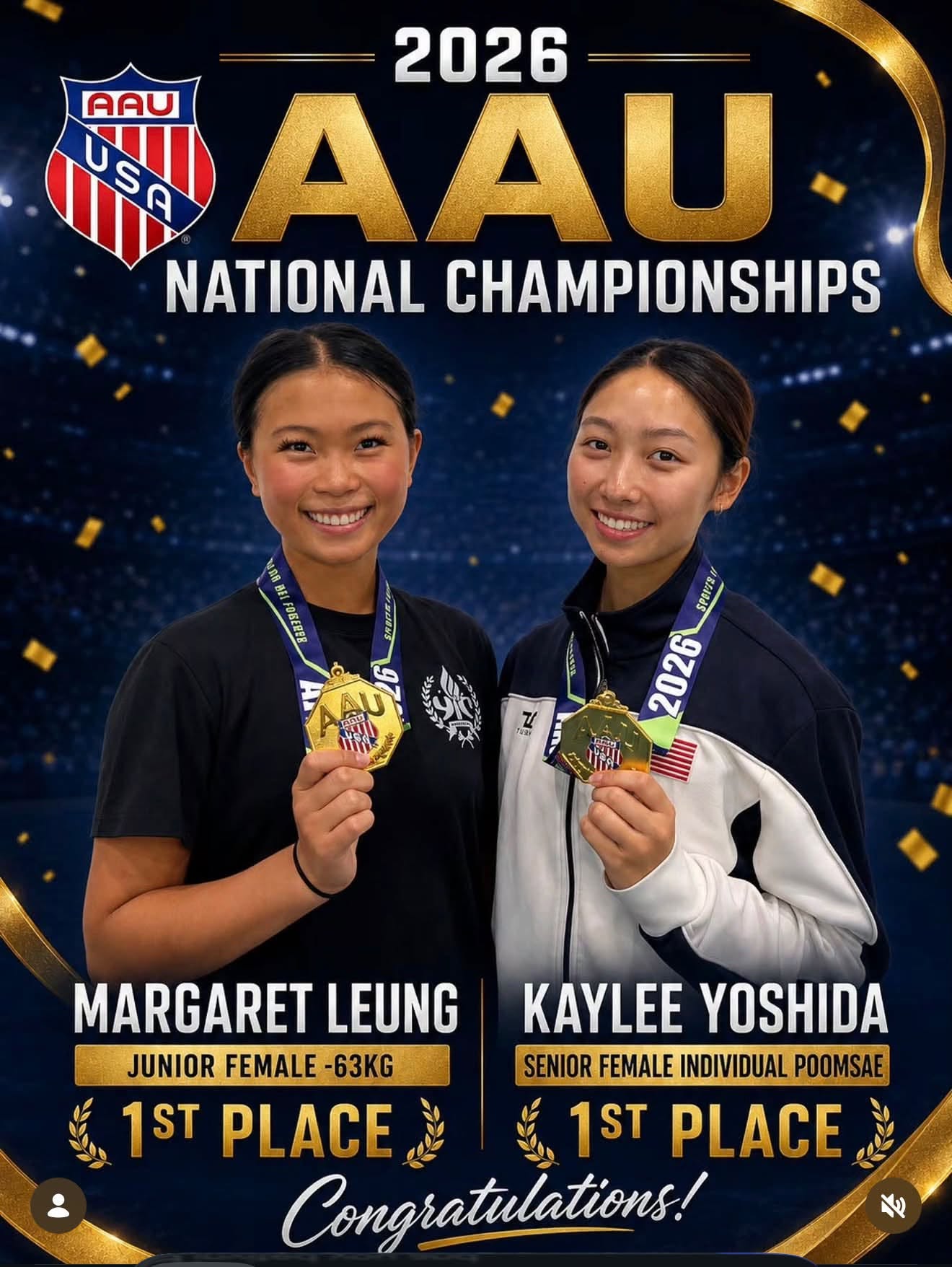 Margaret Leung and Kaylee Yoshida, 1st Place