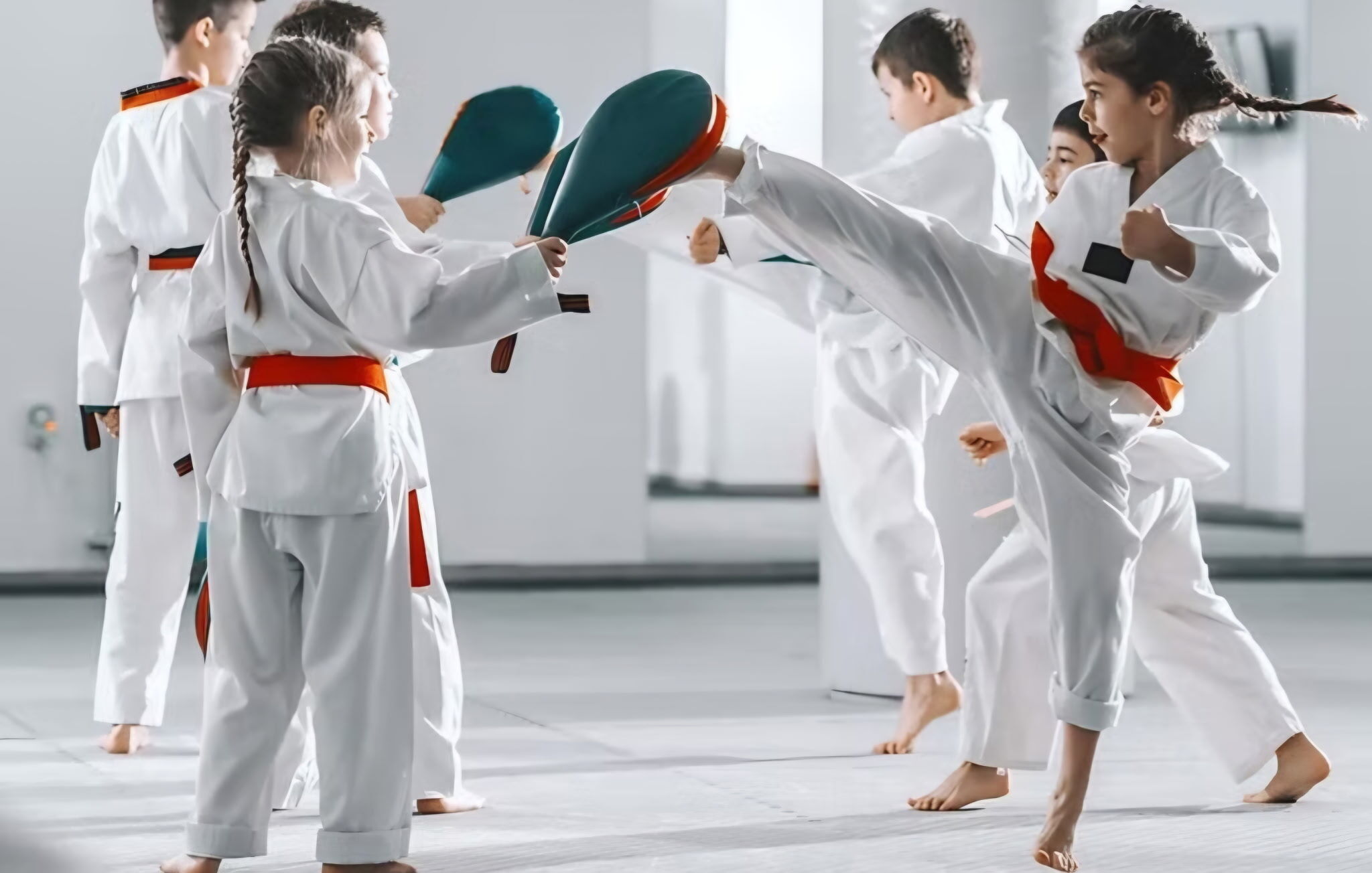 Advanced Taekwondo training session
