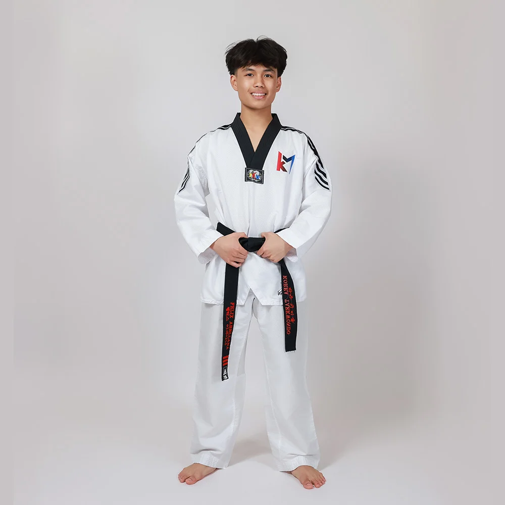 Young black belt student portrait
