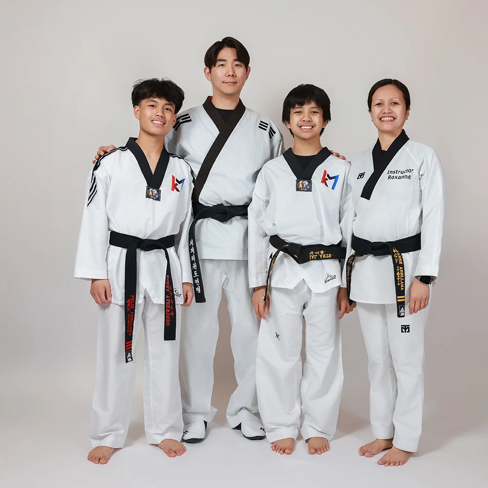 K Martial Arts family taekwondo group photo