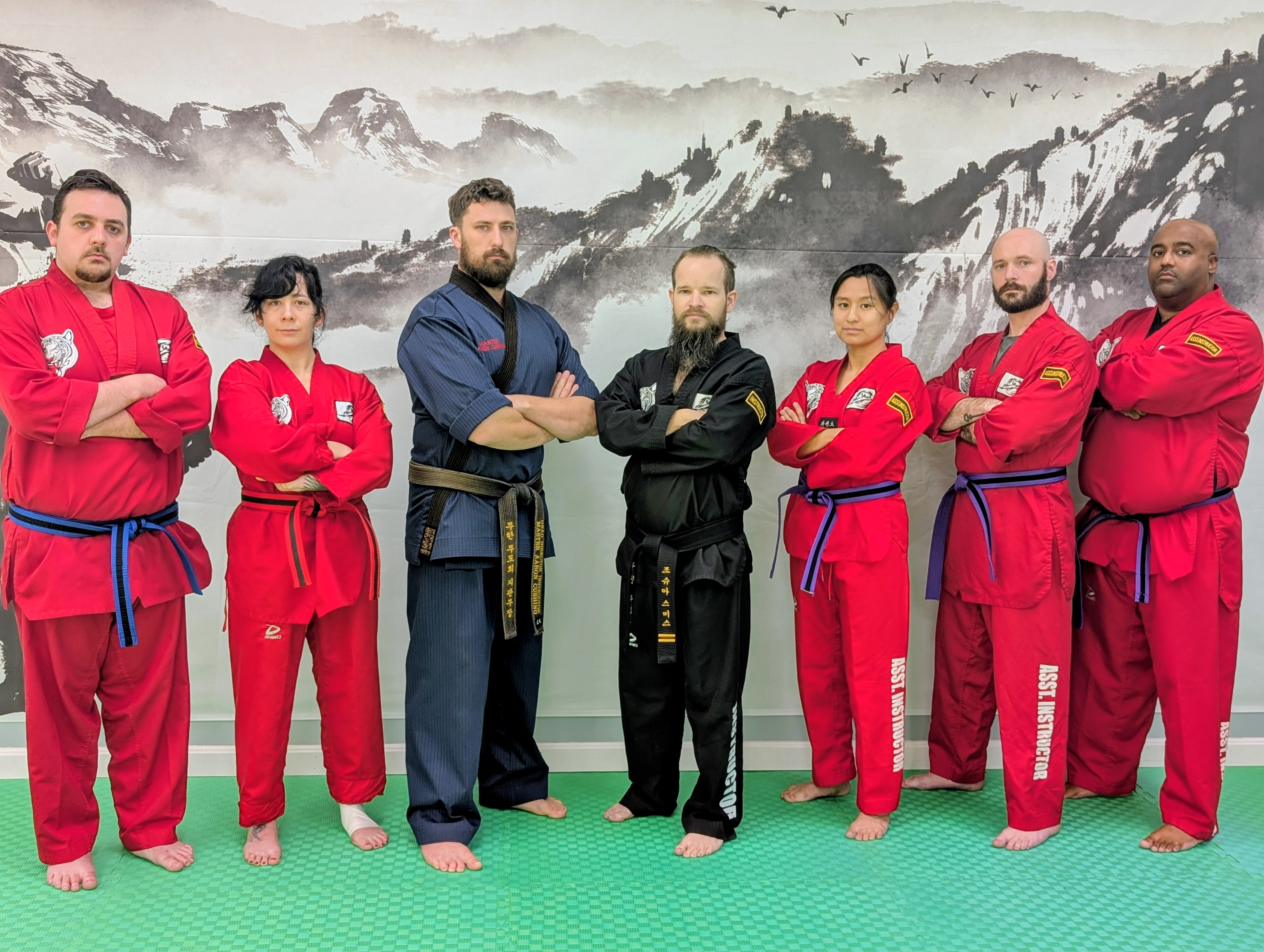 Mu Han Plymouth team training together