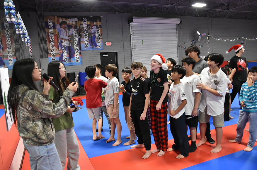 Arizona Taekwondo class warm-up