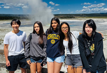 Kids sparring with gear