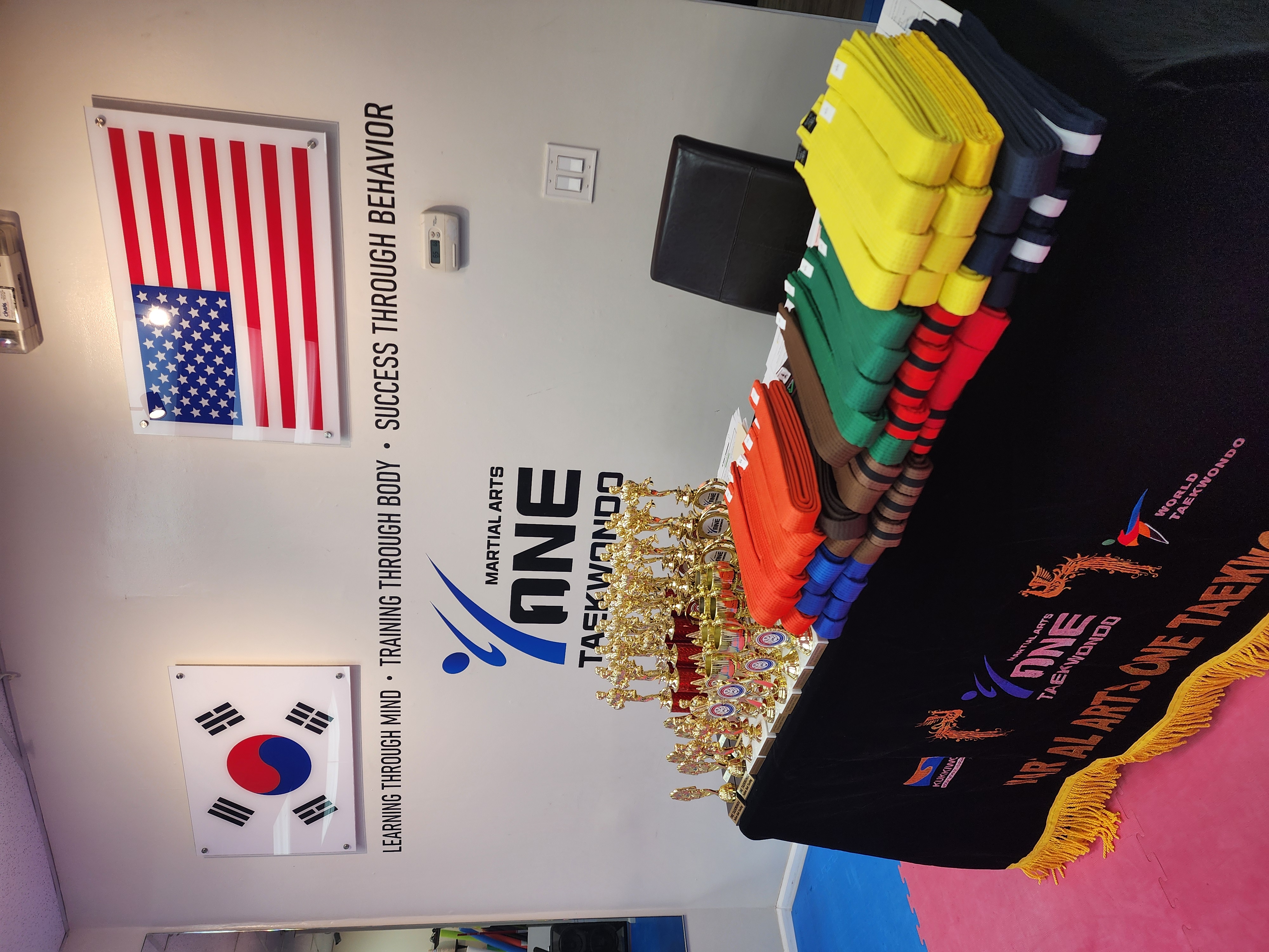 Student receiving personalized Taekwondo coaching