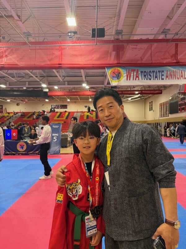 ONE TAEKWONDO MARTIAL ARTS student medalist at a WTA Tristate tournament