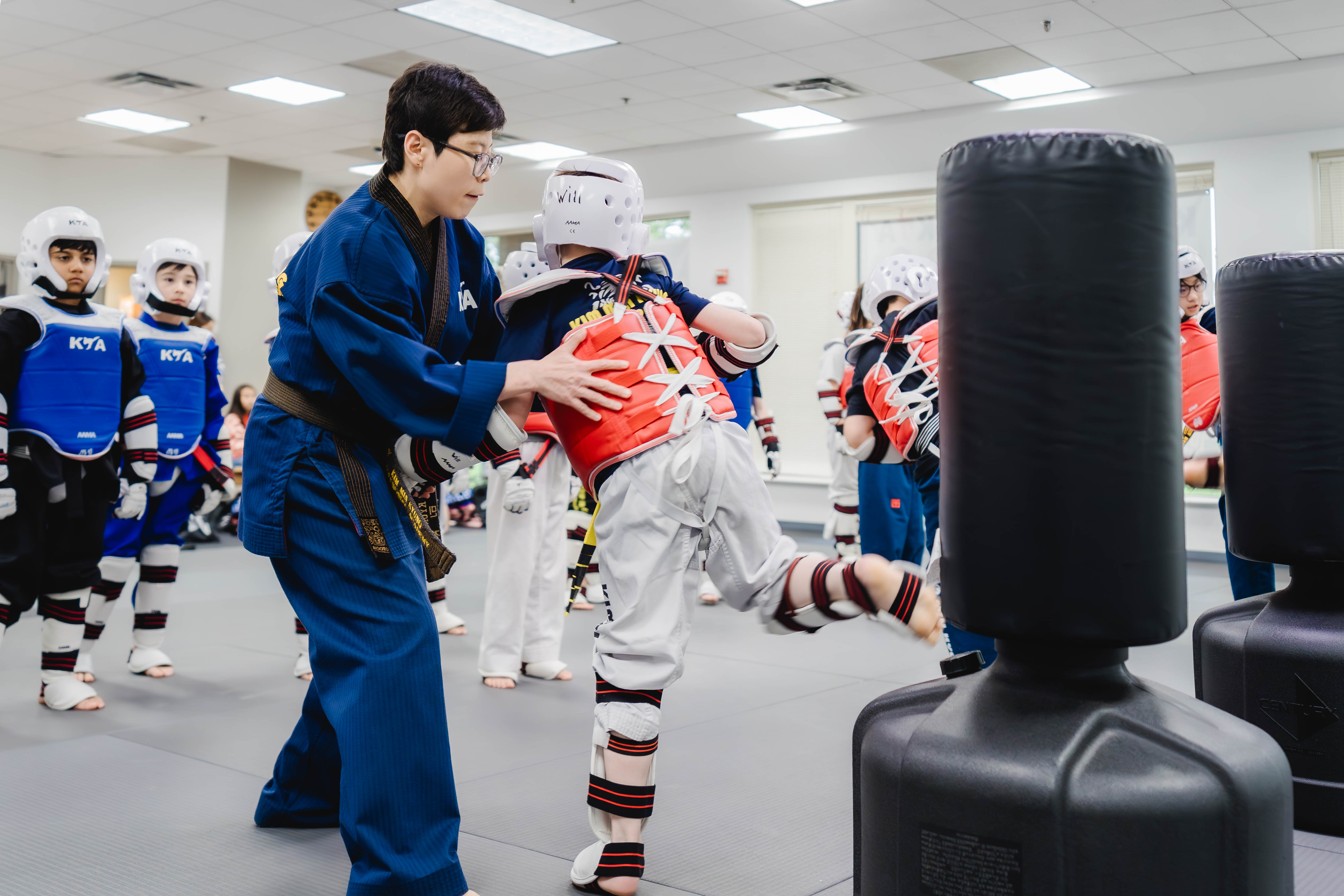 KTA competition team members at a tournament