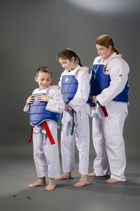 Kids developing strong character through martial arts