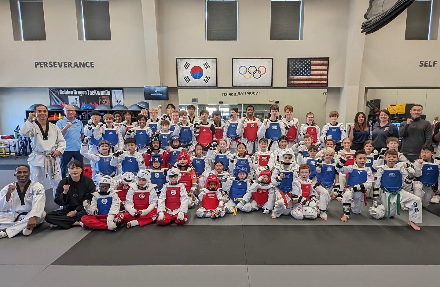 Golden Dragon Taekwondo class
