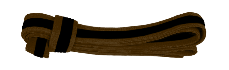 Brown Belt, Black Stripe