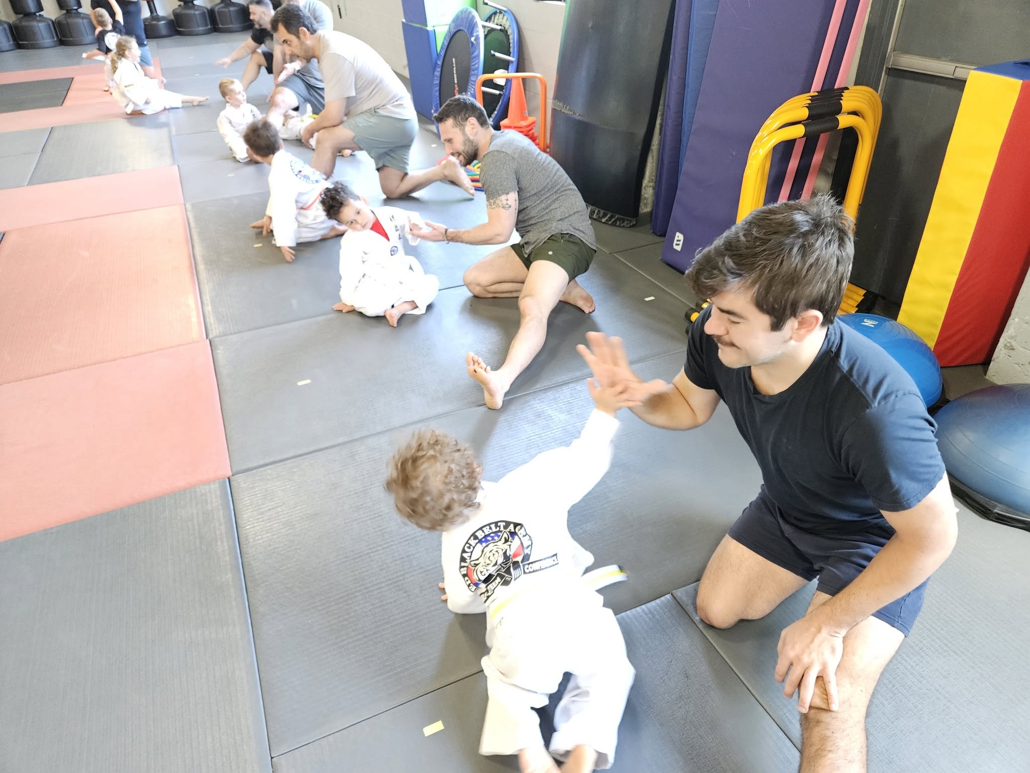 Family bonding through martial arts