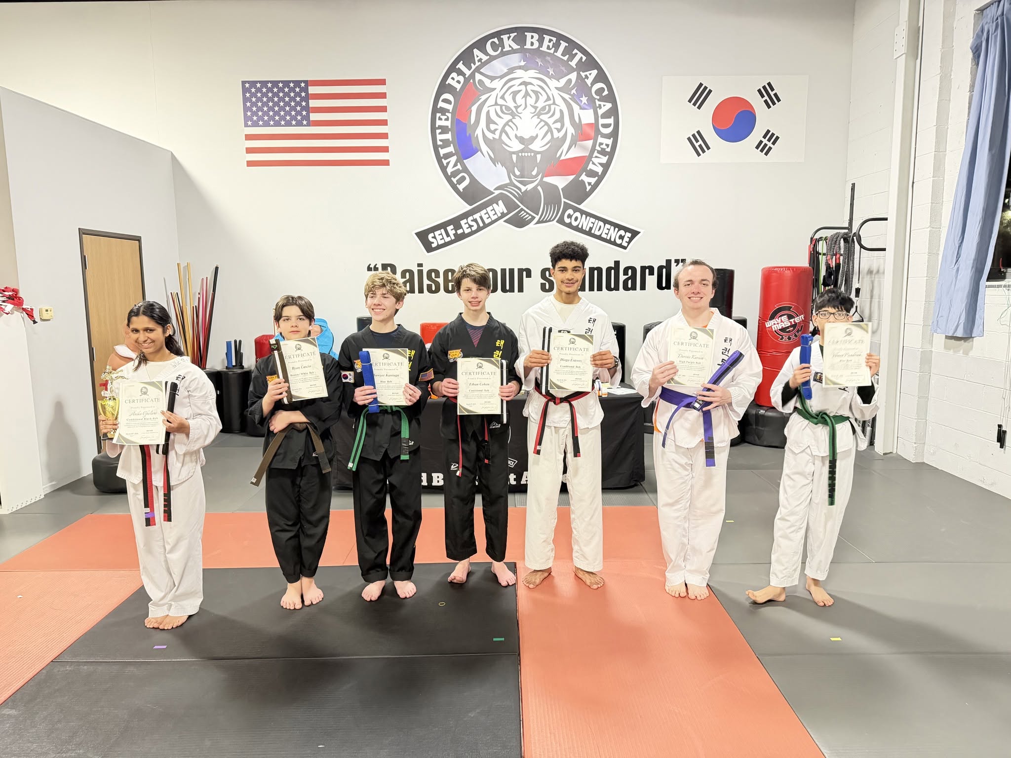 Teens building confidence and discipline through martial arts
