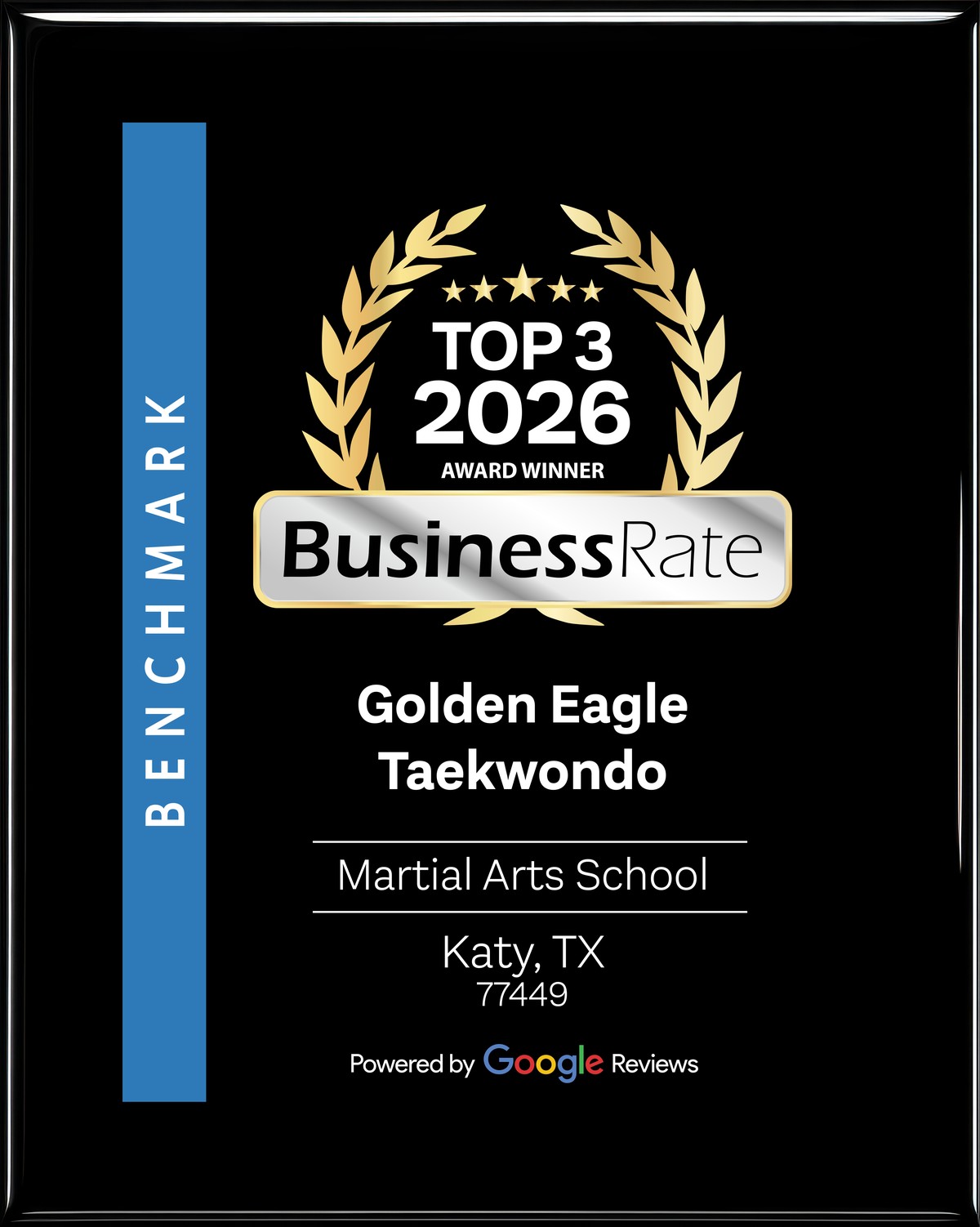 Golden Eagle Taekwondo — 2026 award