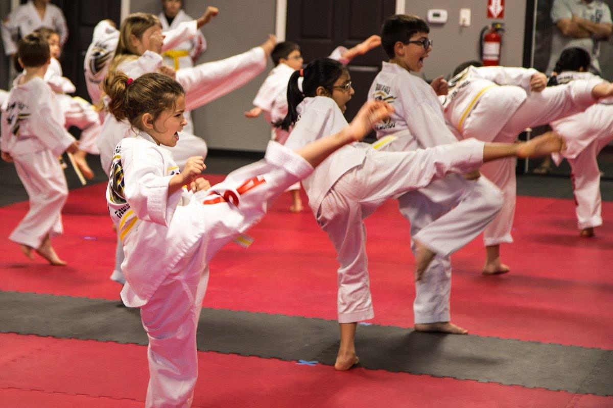 Golden Eagle Taekwondo kids class