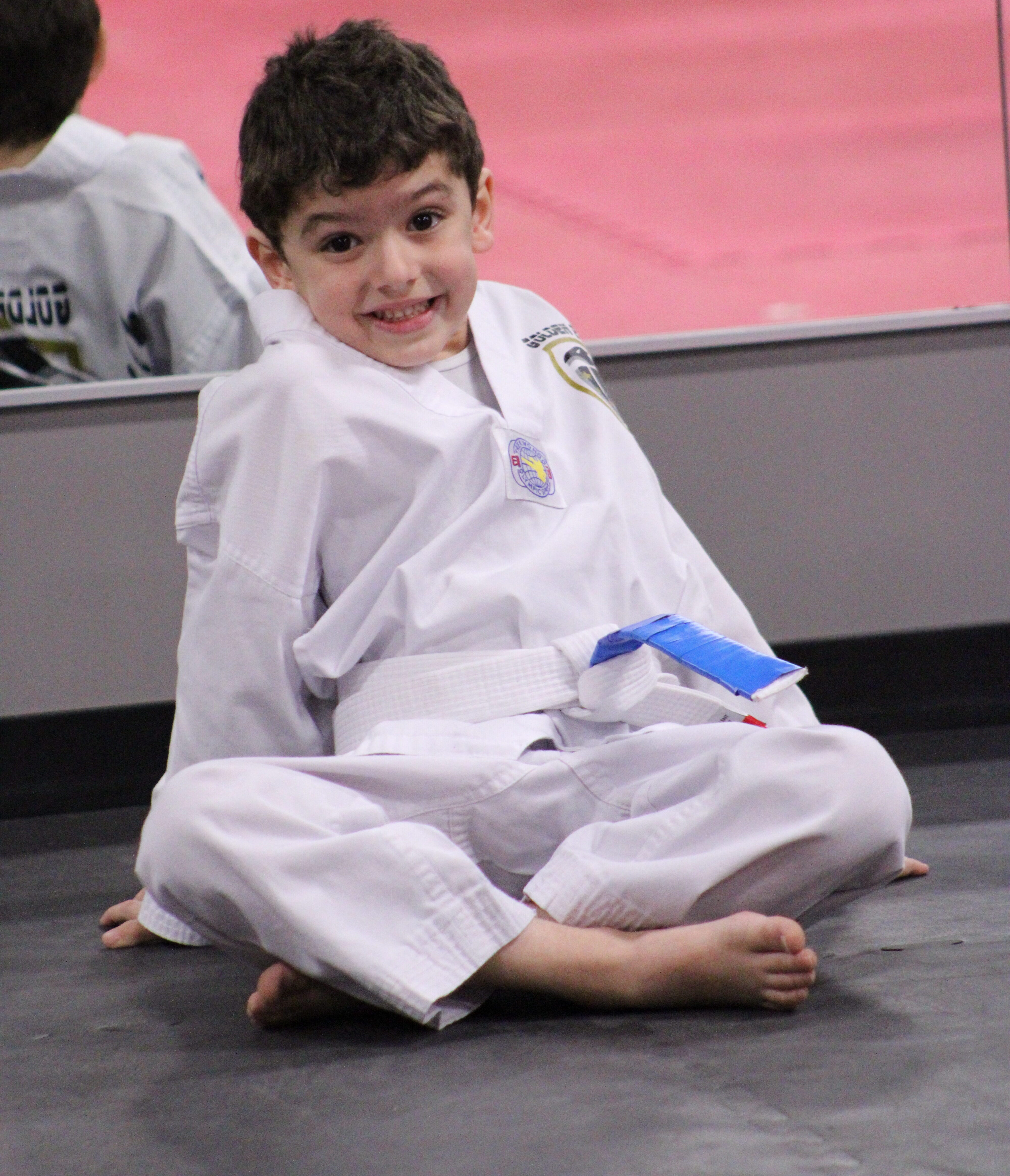 Young Martial Arts Students Learn How to Focus