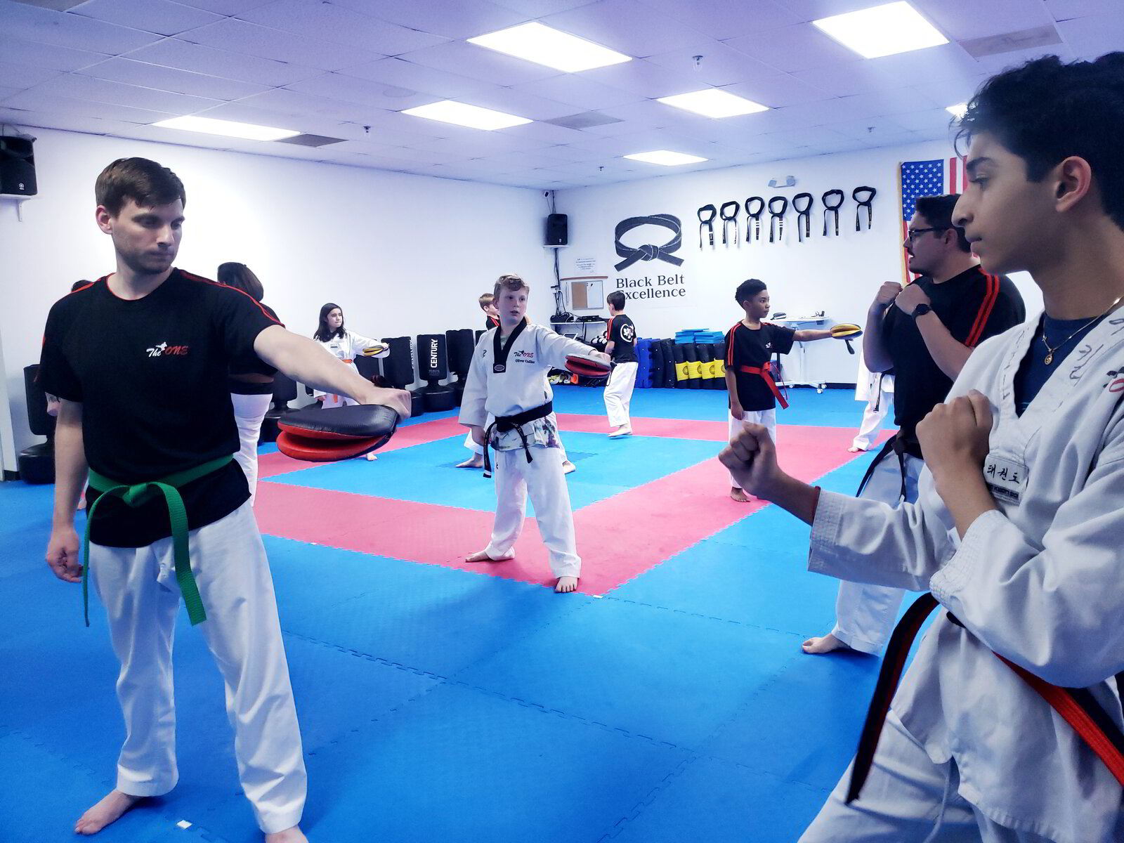 Teen and adult students training