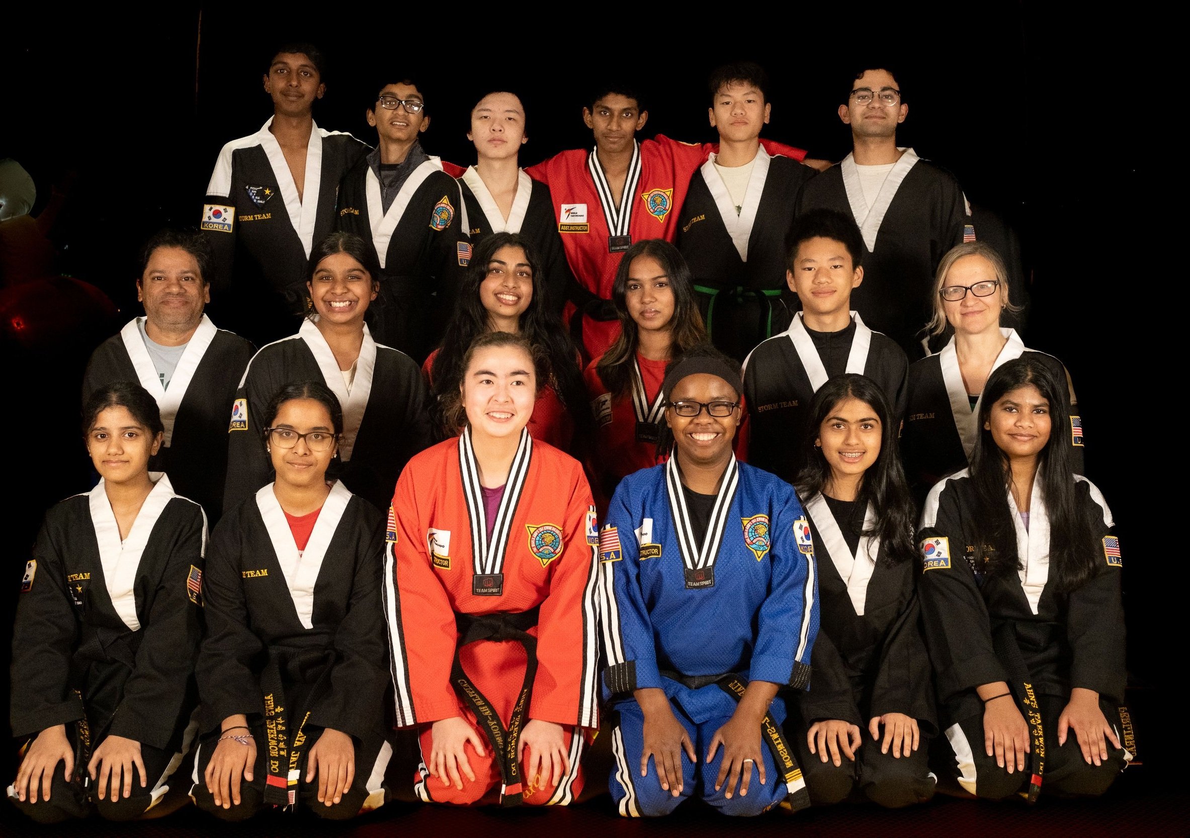 STORM team members at Ahn's Taekwondo in Plainsboro