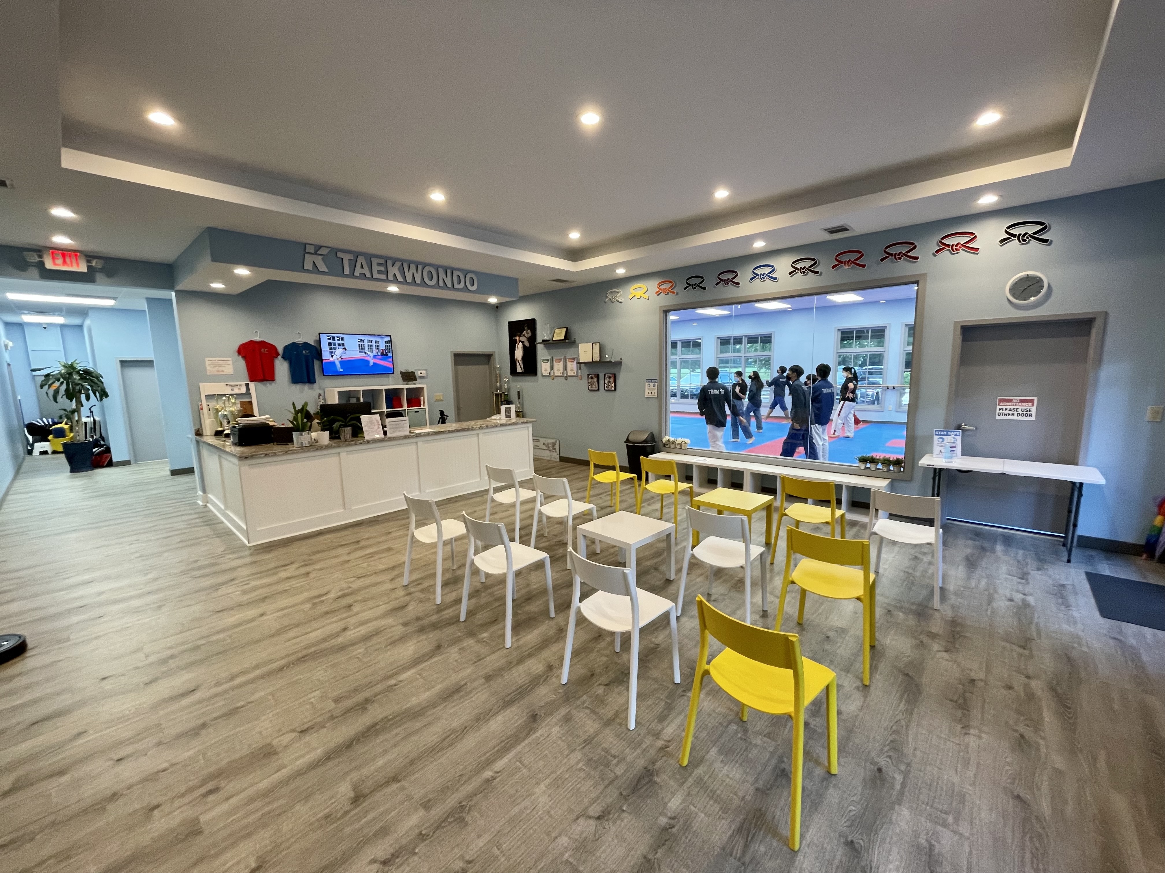 Lobby and parent waiting area