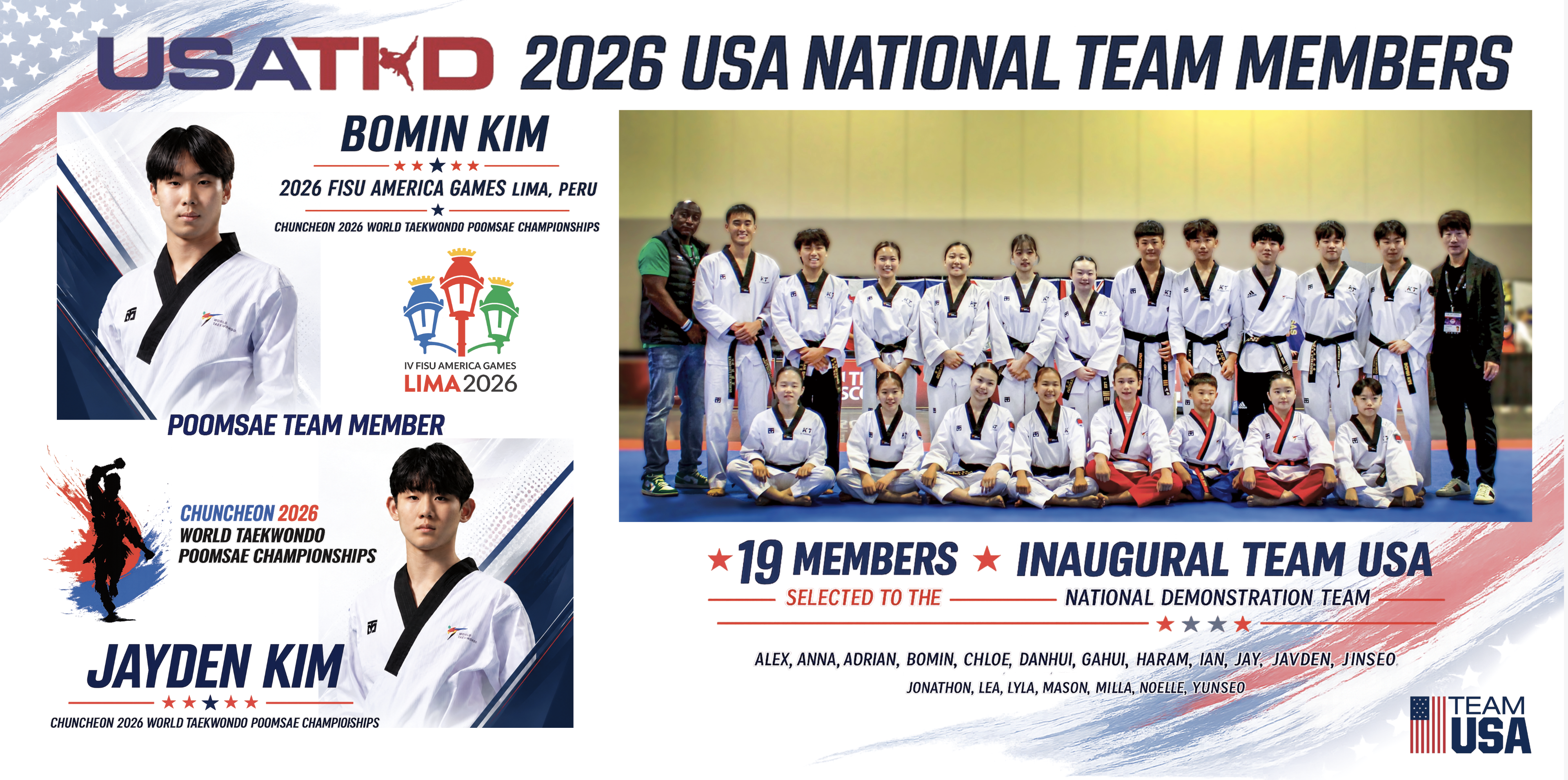 2026 USA National Team Members
